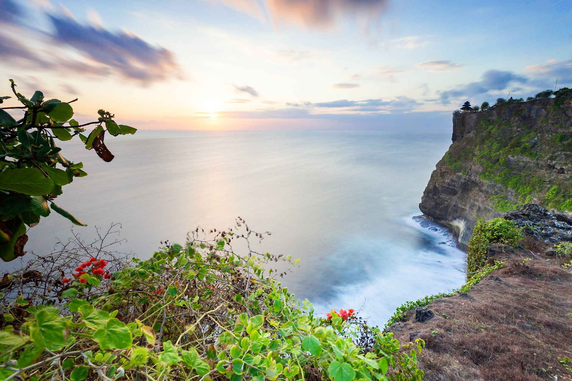 Bali - Sonnenuntergang am Tempel Pura Luhur Uluwatu
