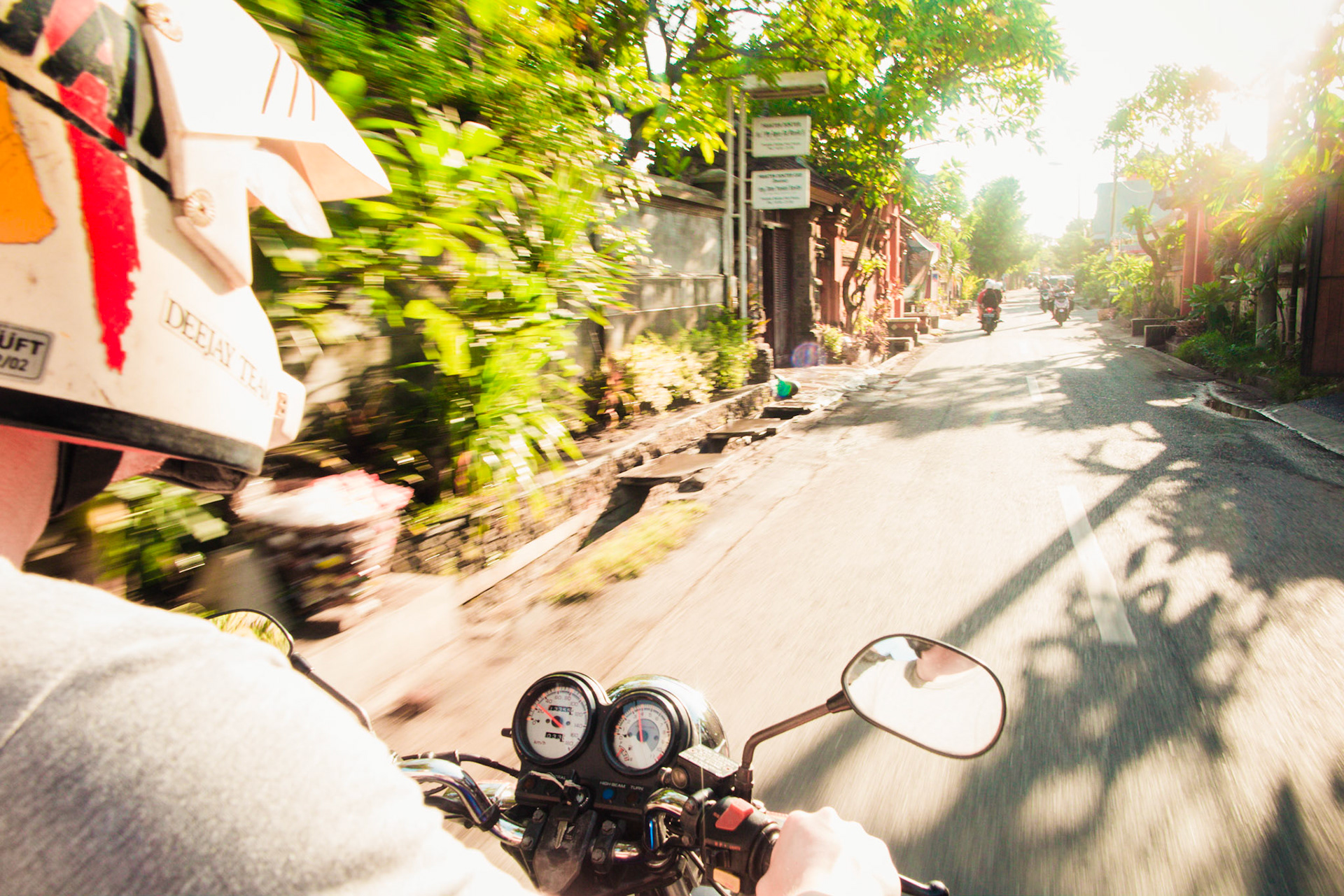 Bali - mit dem Motorrad durch Sanur