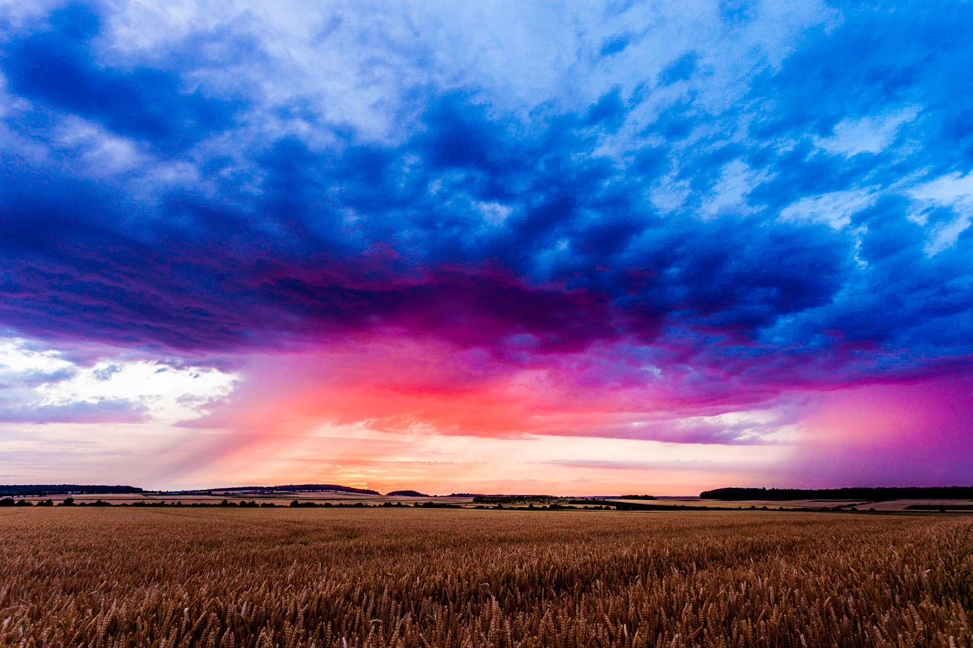 Gewitter am 07.07.2015 bei Hungen