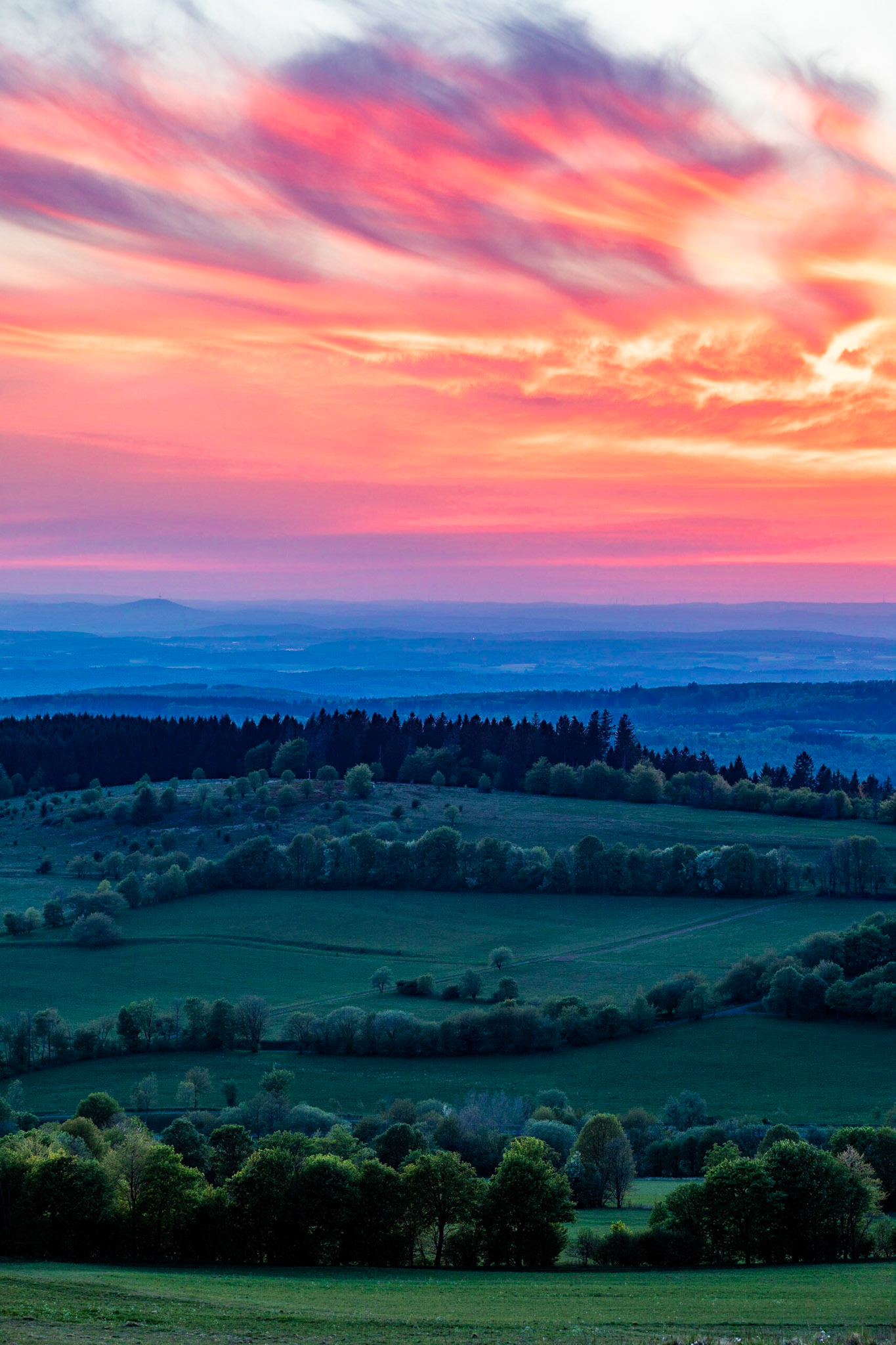 Hoherodskopf - Blick in Richtung Gießen