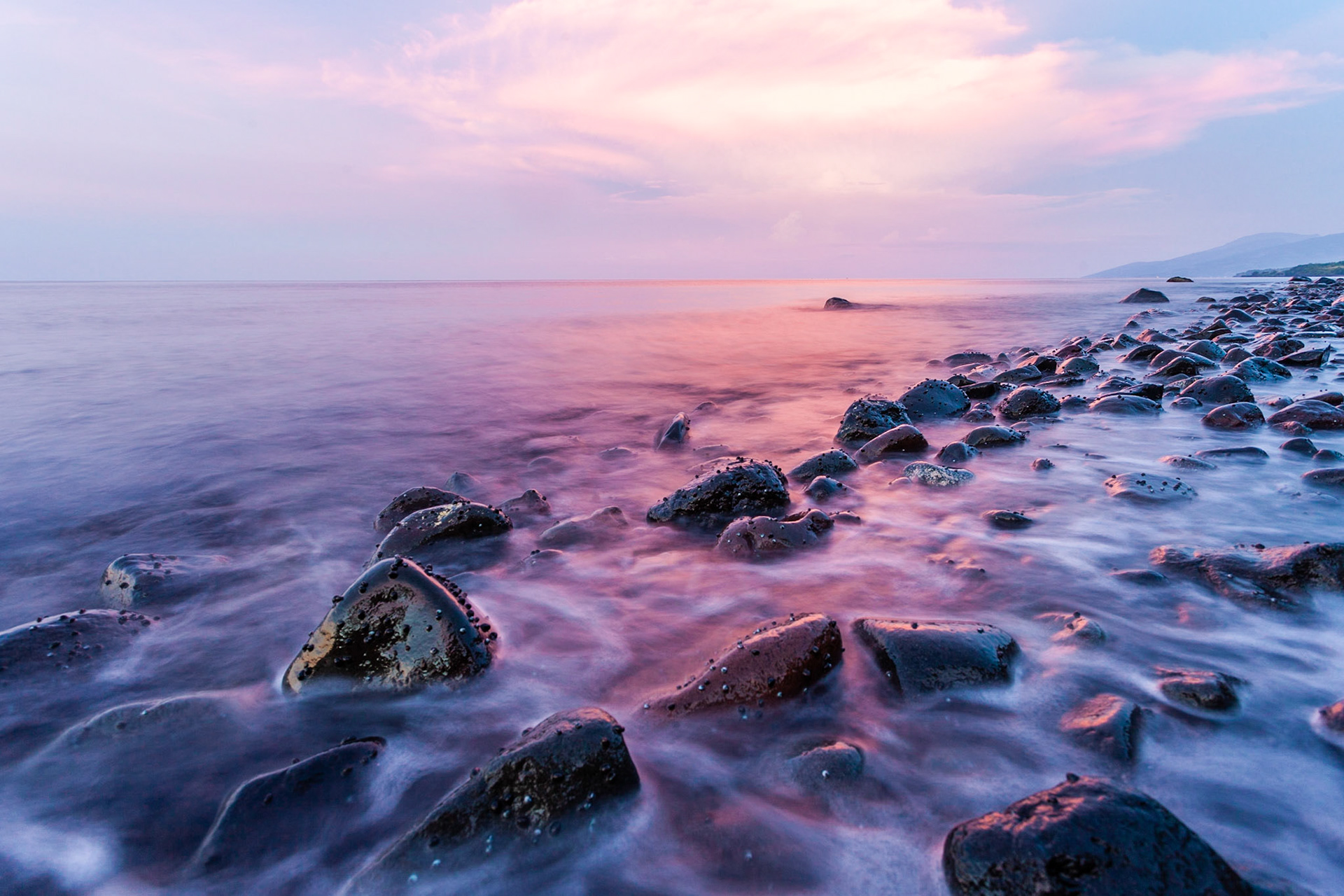 Bali - Sonnenuntergang an der Nordküste