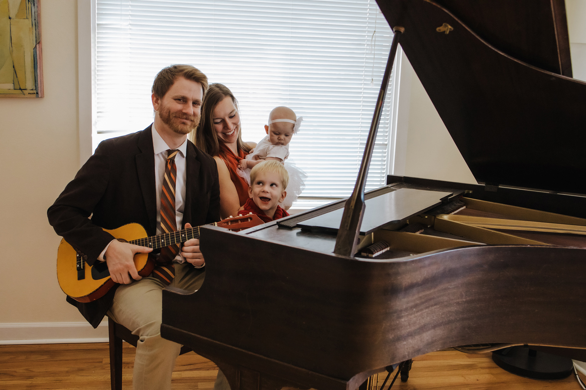 in-home family session