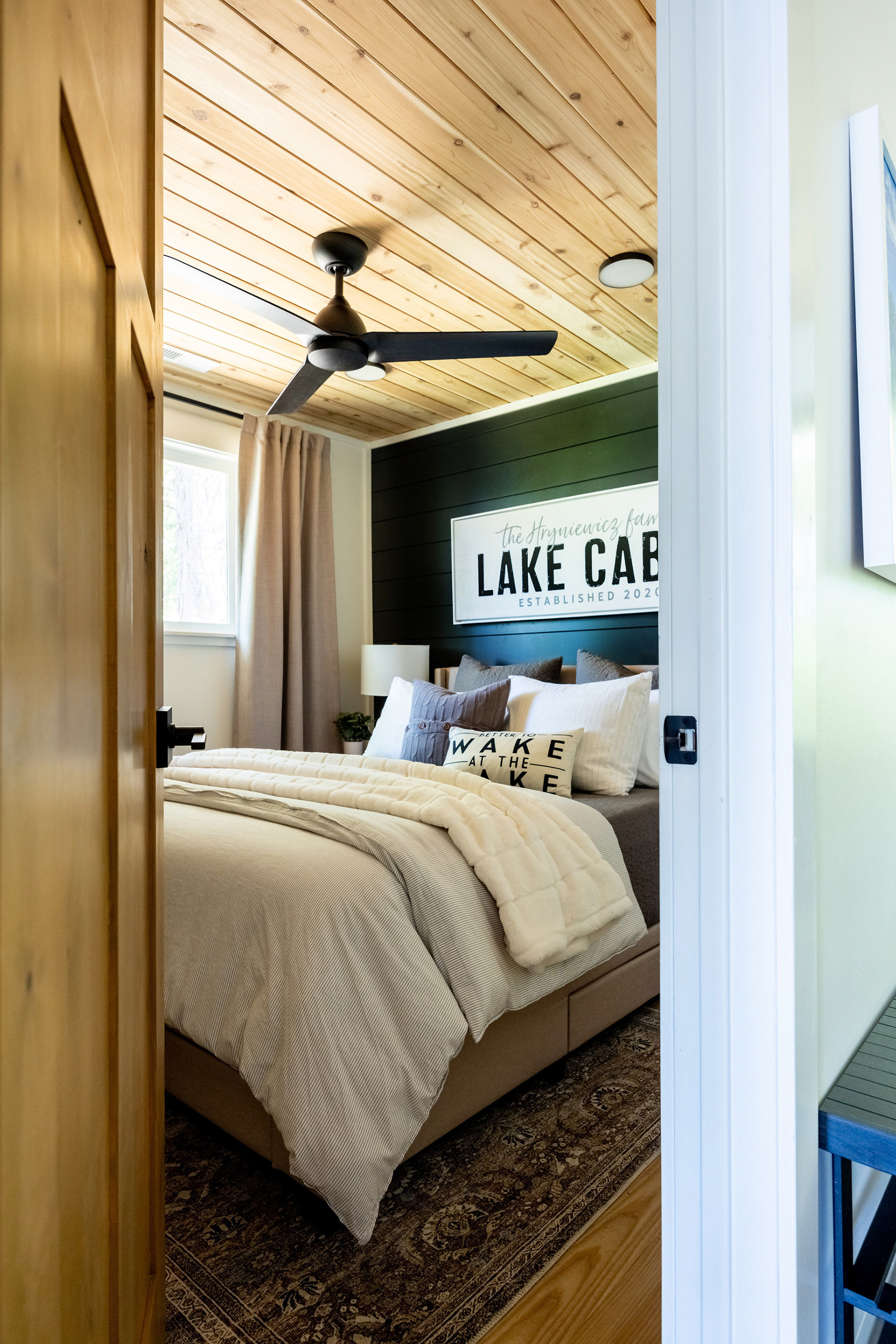 Lake home short term rental photo. Styled by Smith & Stratton.