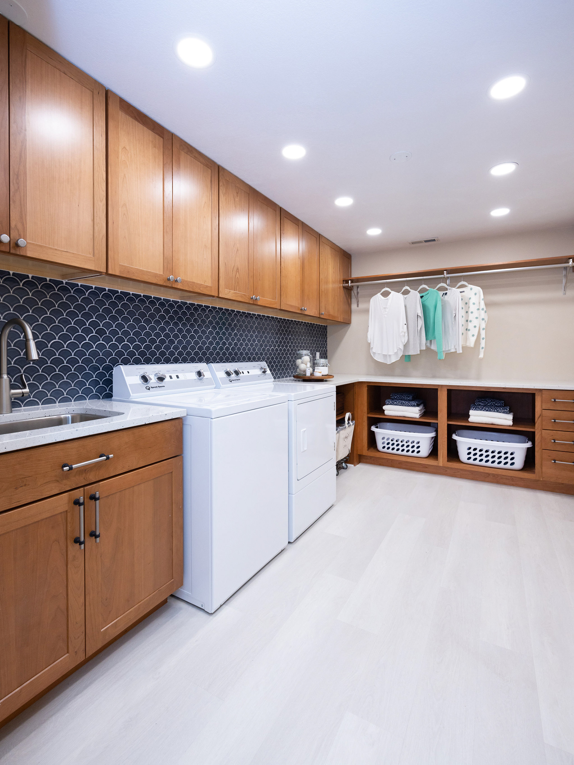 Laundry room remodel designed by Smith & Stratton