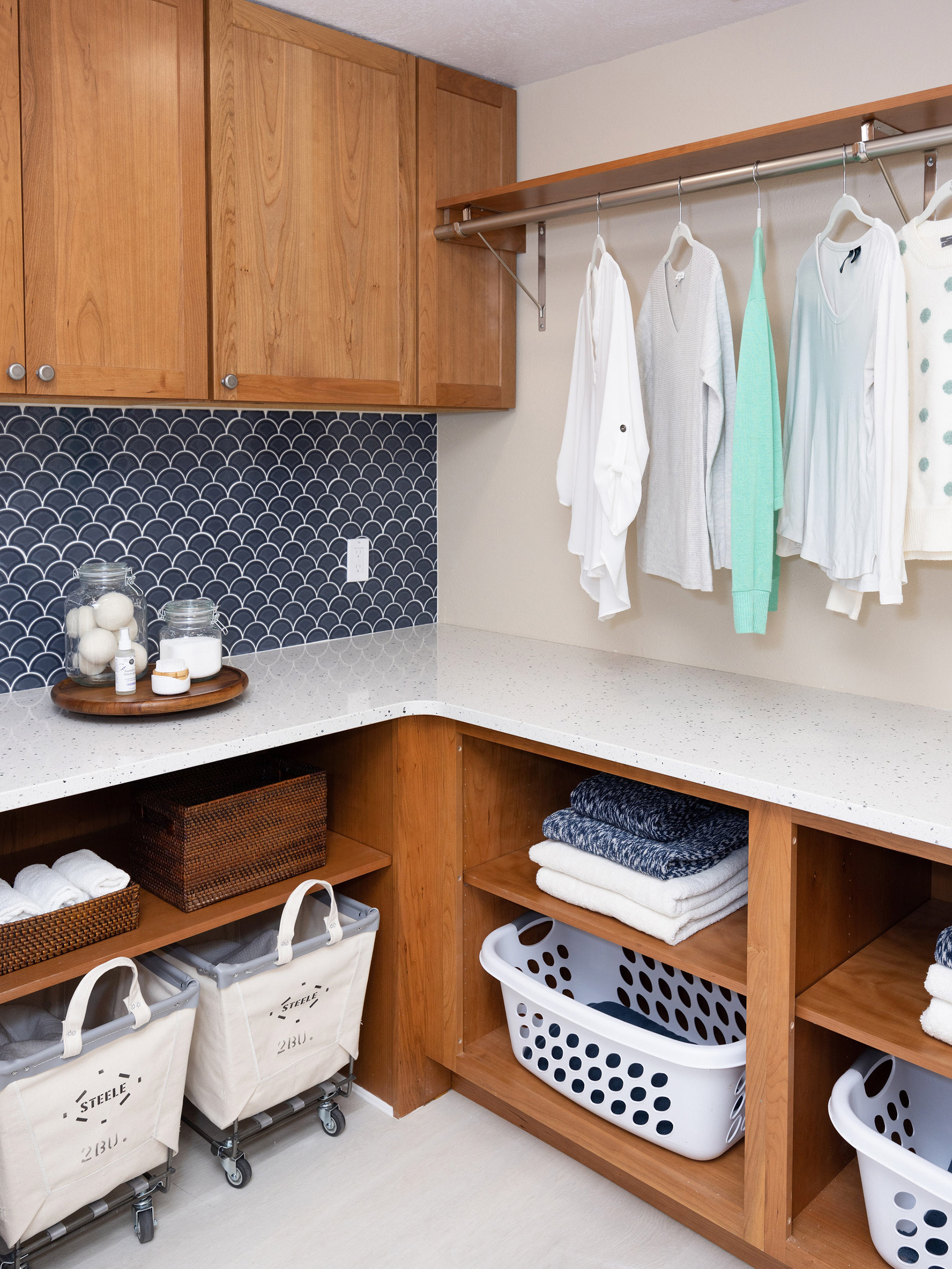 Laundry room remodel designed by Smith & Stratton