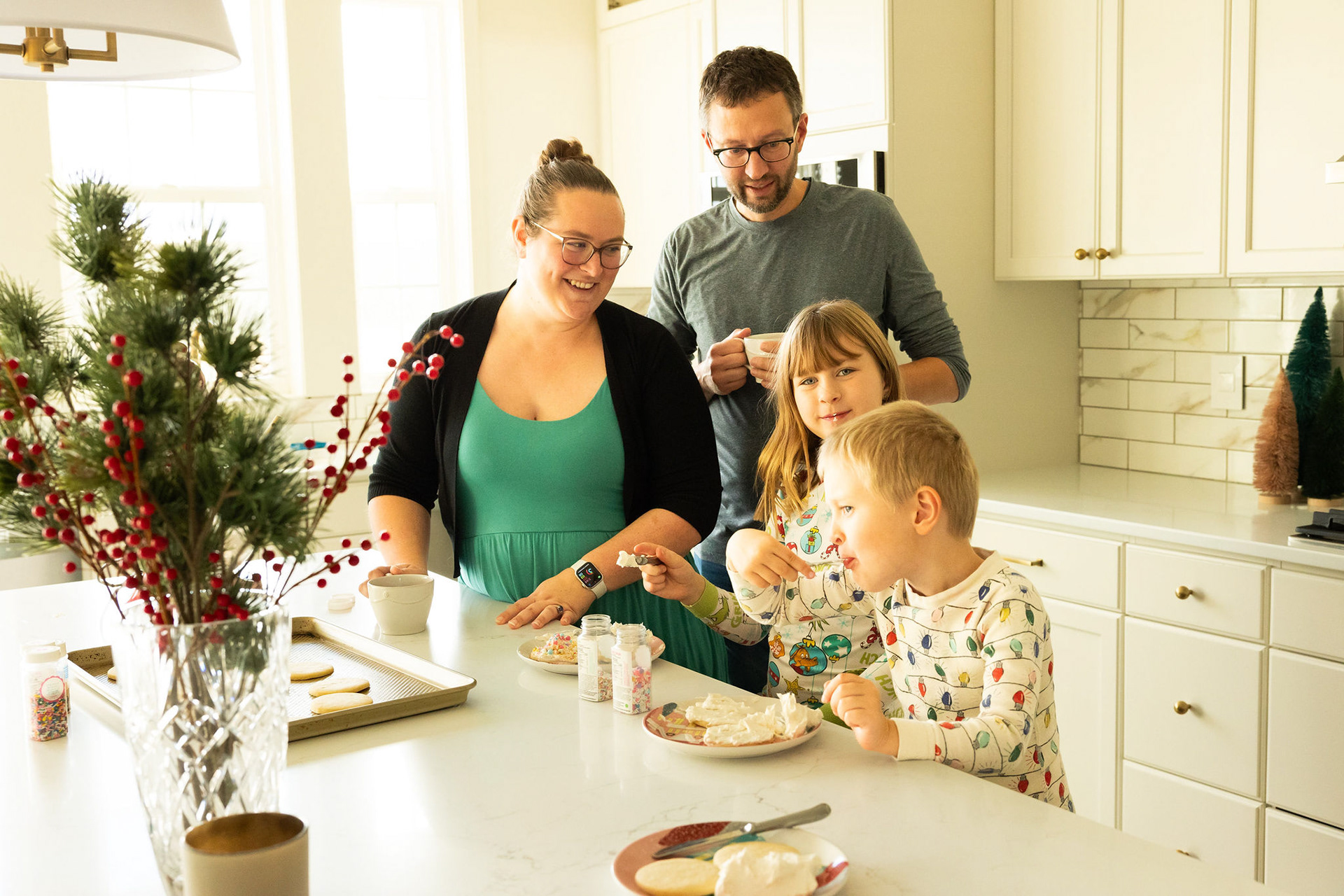 in-home family session