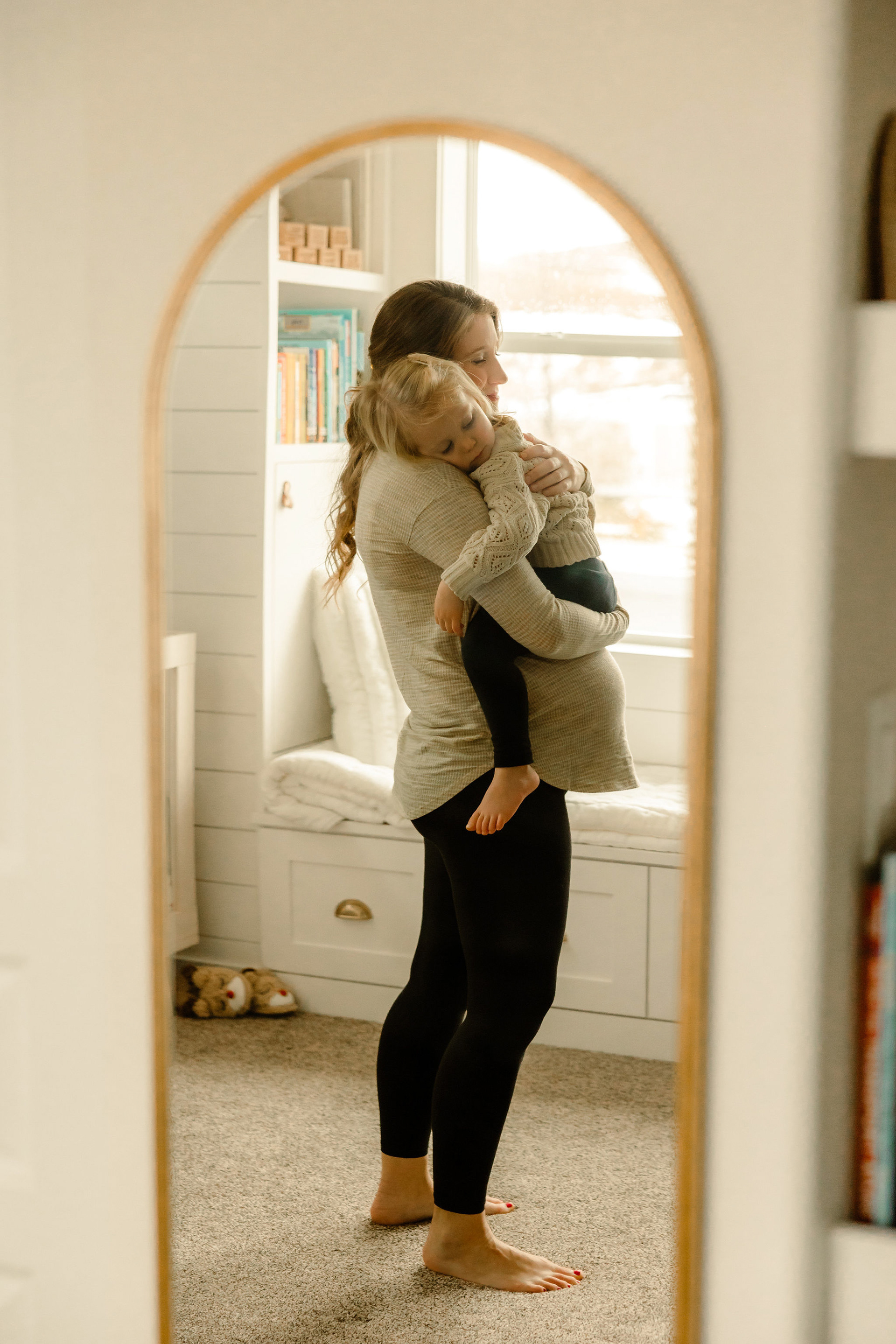 in-home maternity and family session
