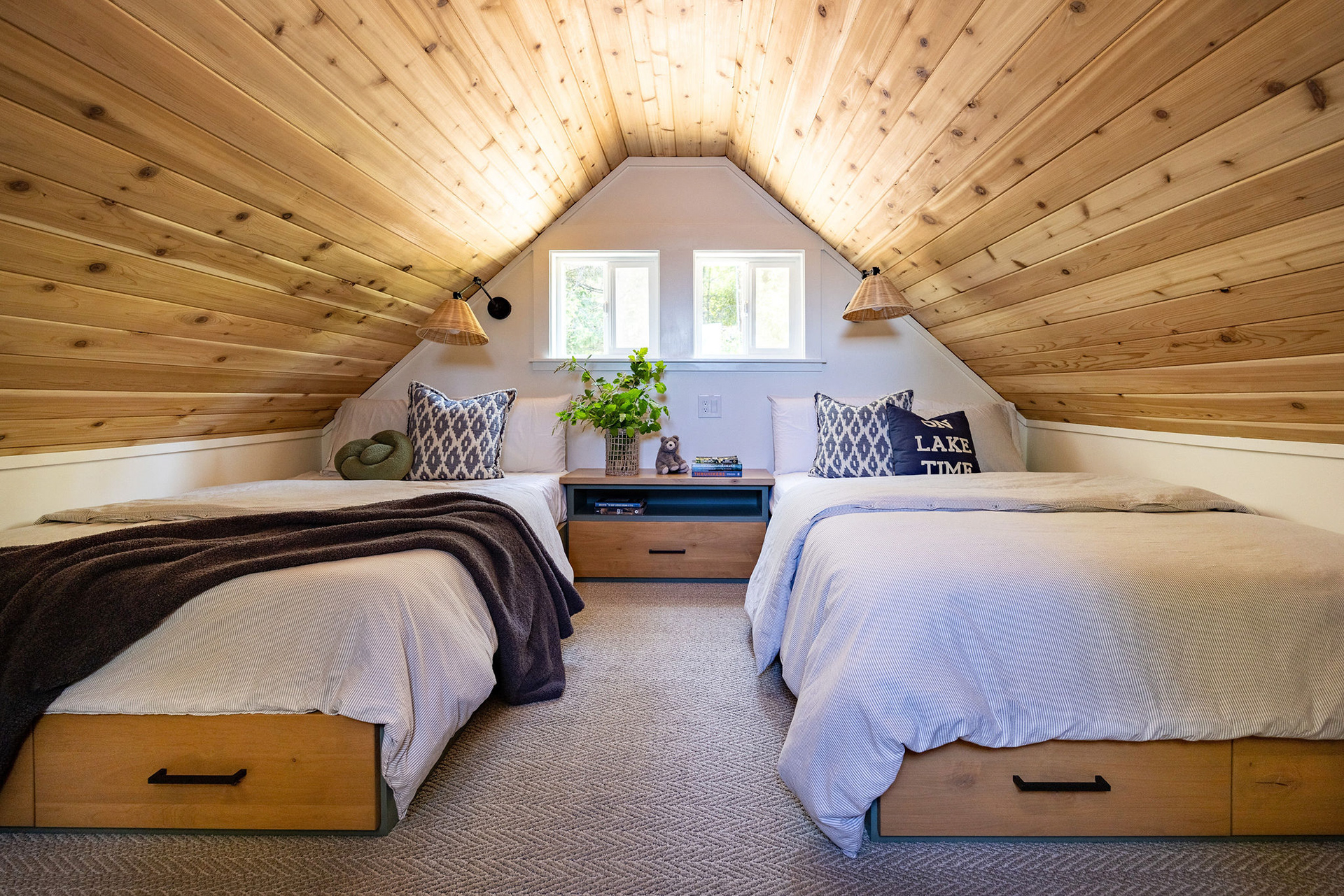 Lake home remodel designed and styled by Smith & Stratton
