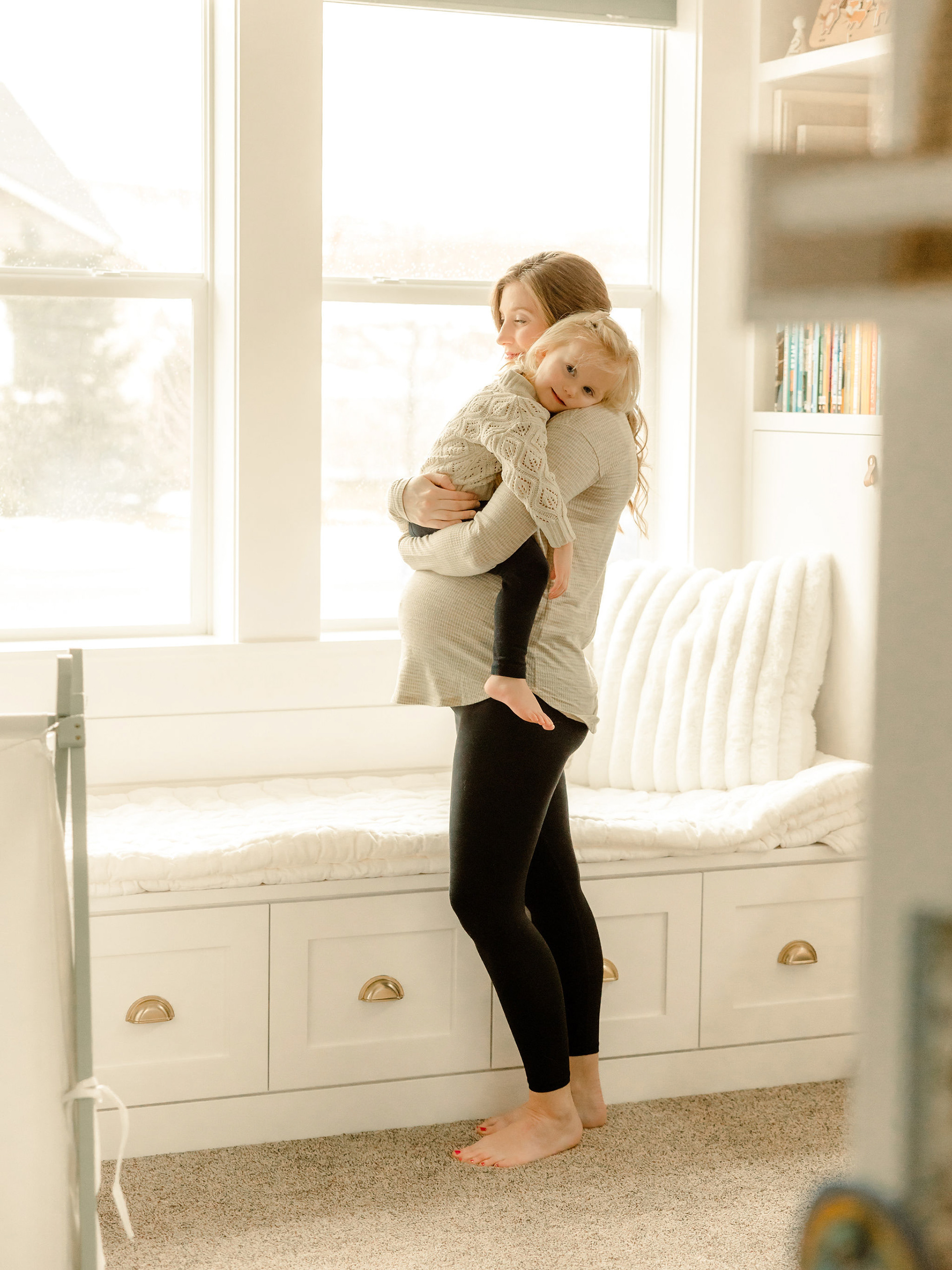 in-home maternity and family session