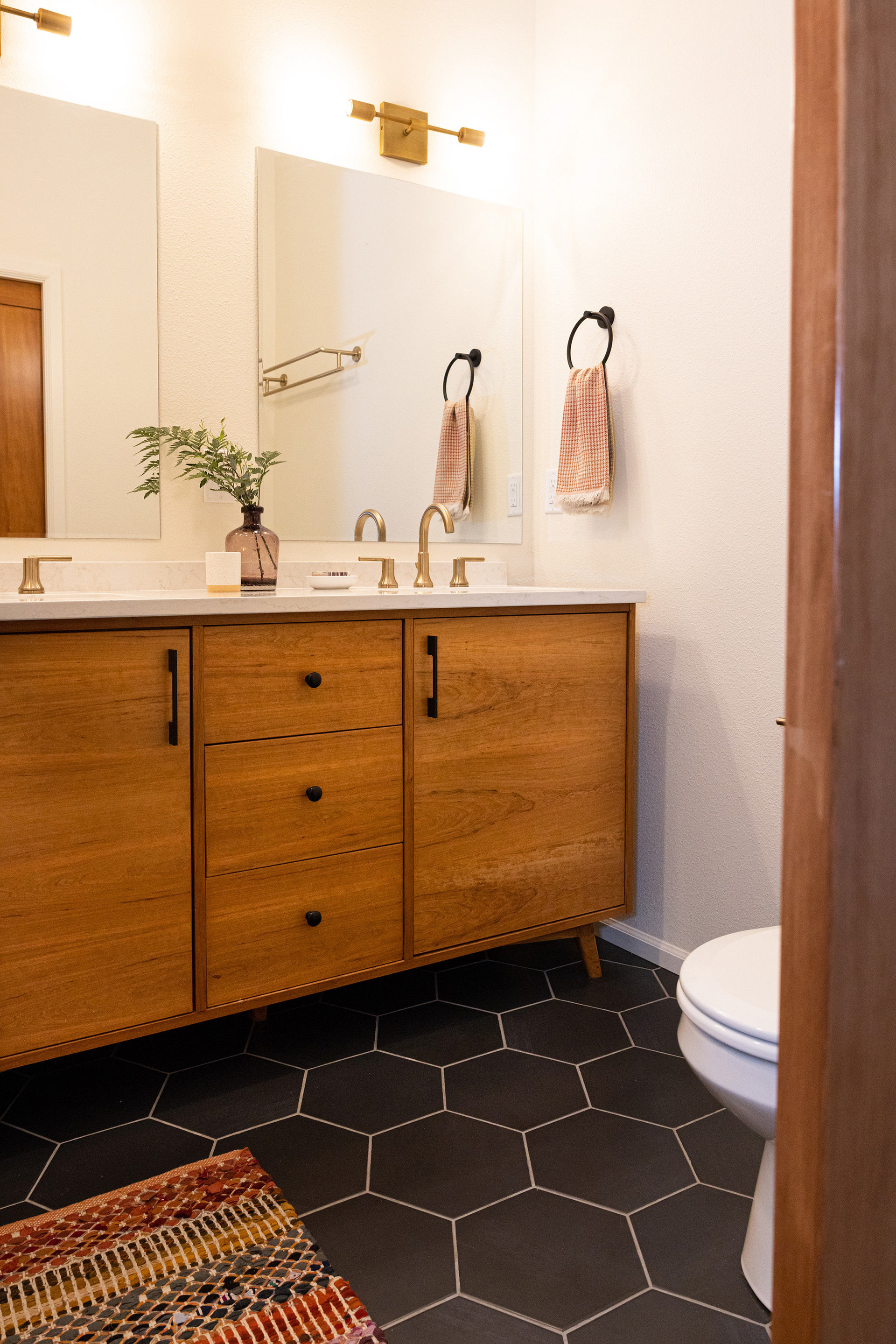 Bathroom remodel designed by Smith & Stratton