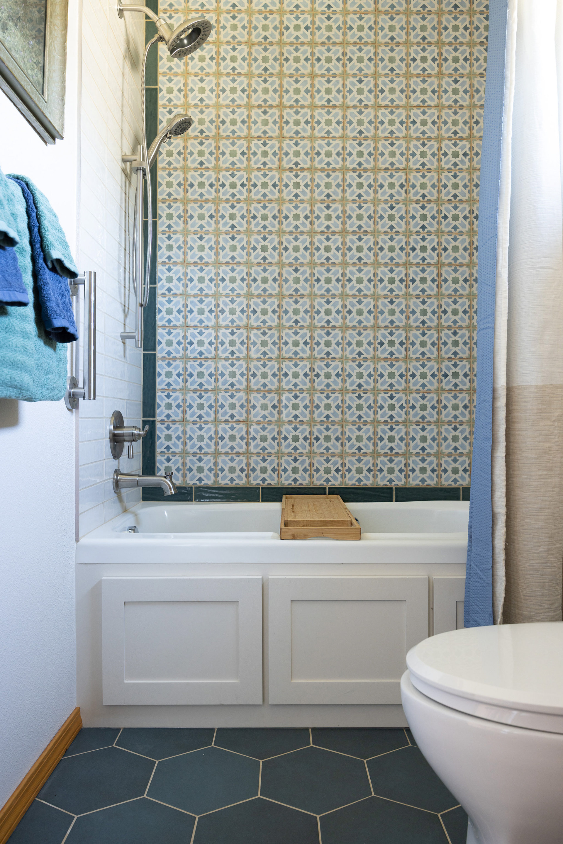 Bathroom remodel designed by Smith & Stratton