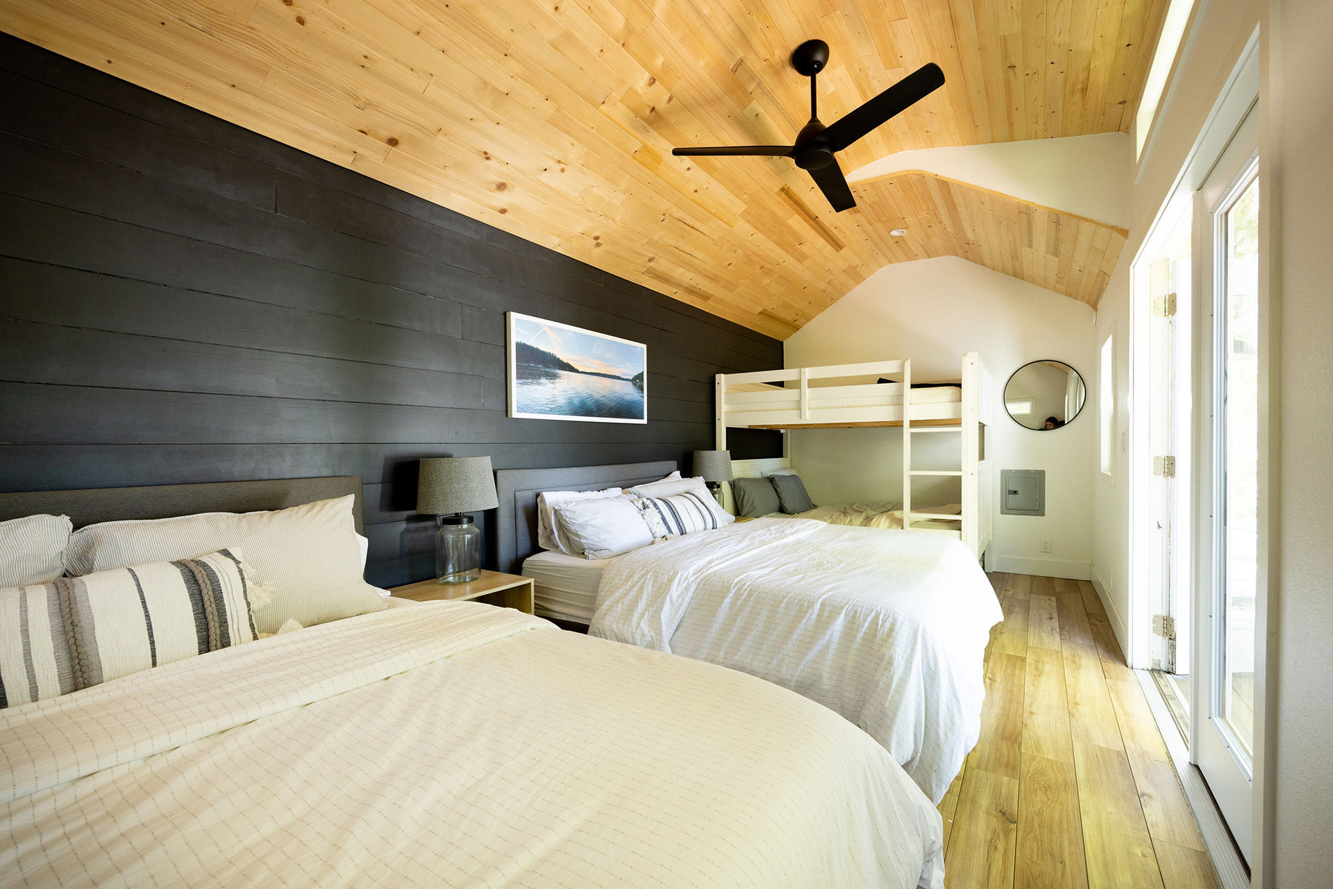 Lake home bunkhouse short term rental photo