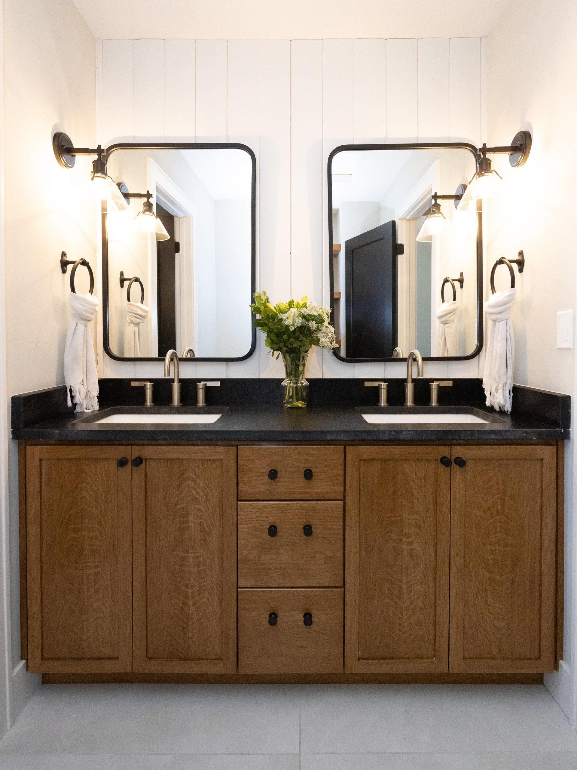 Home remodel designed by Devan Rose Interiors and Master's Touch Woodworking