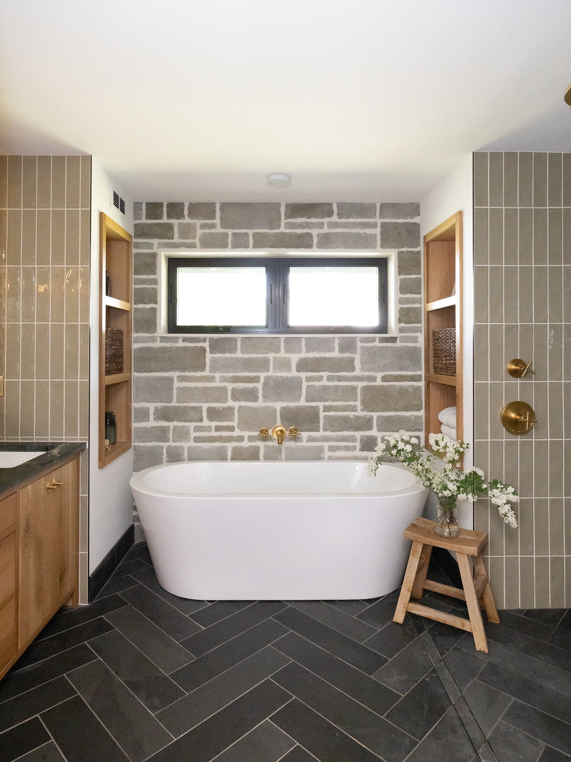 Home remodel designed by Devan Rose Interiors and Master's Touch Woodworking