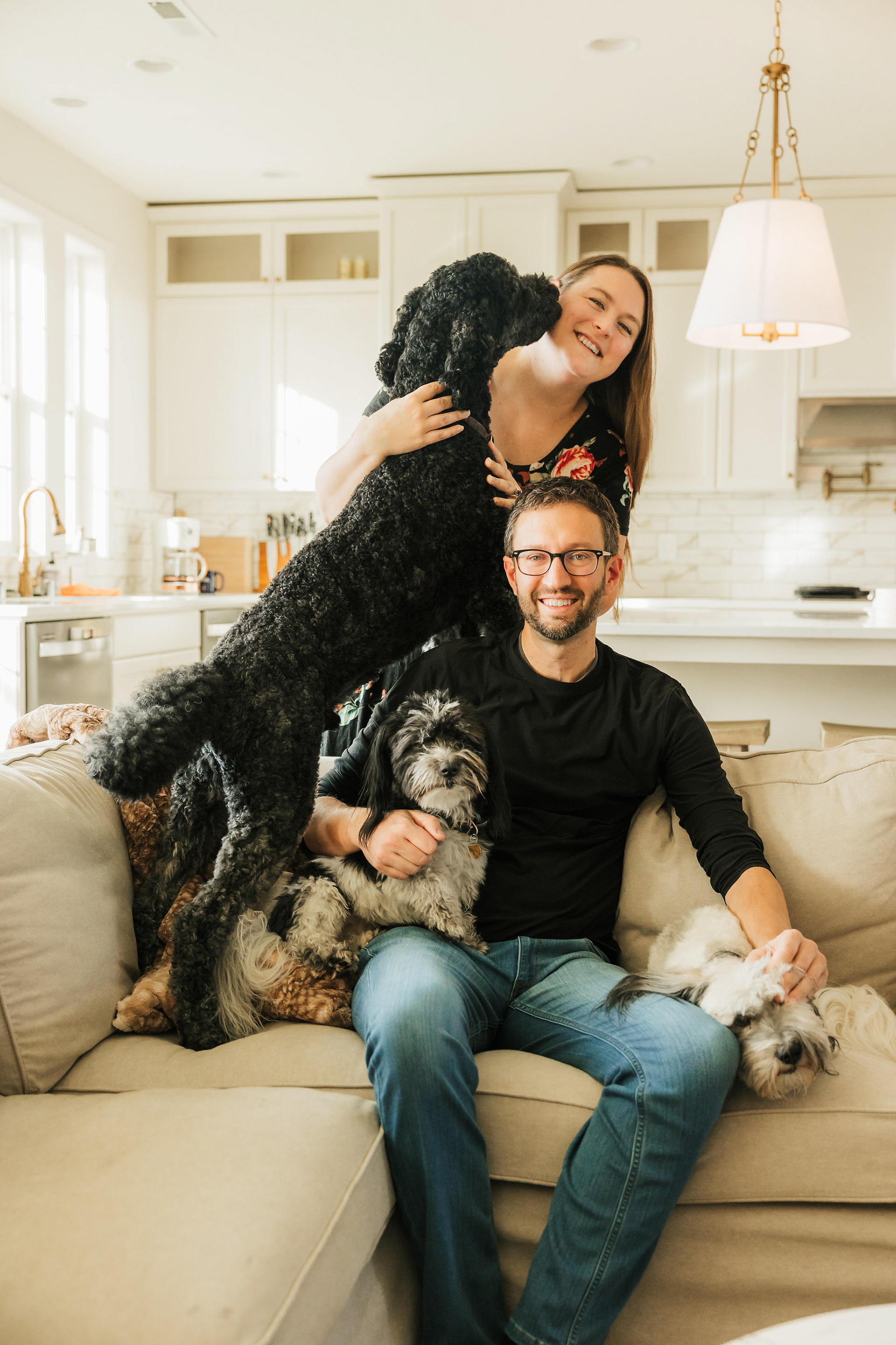 in-home family session
