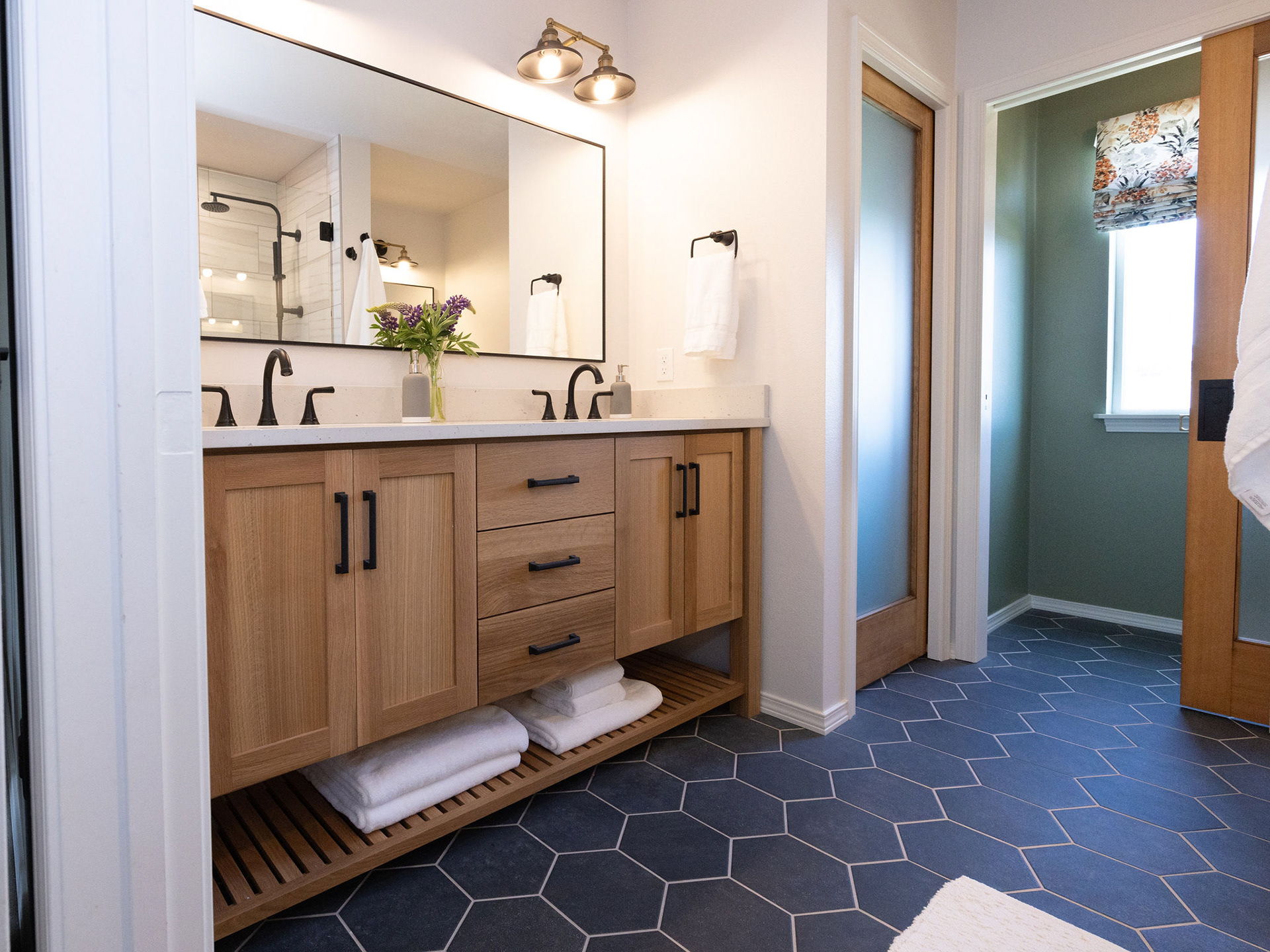Bathroom remodel designed by Smith & Stratton
