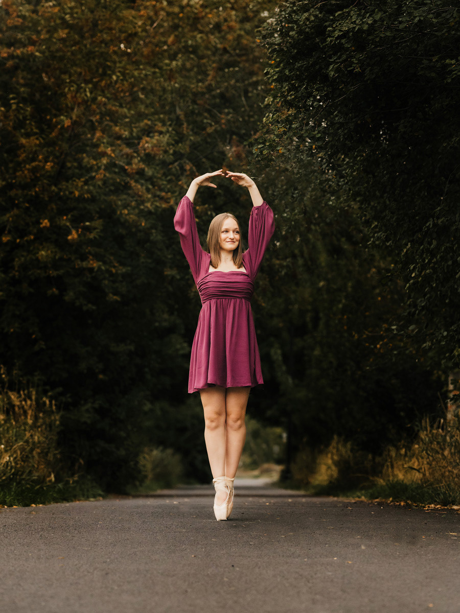 high school senior session - dancer