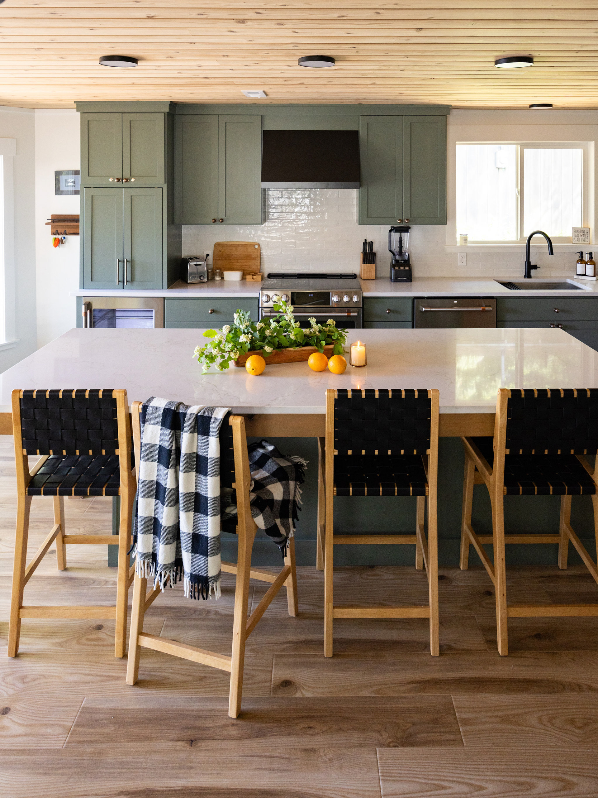 Lake home remodel designed and styled by Smith & Stratton.
