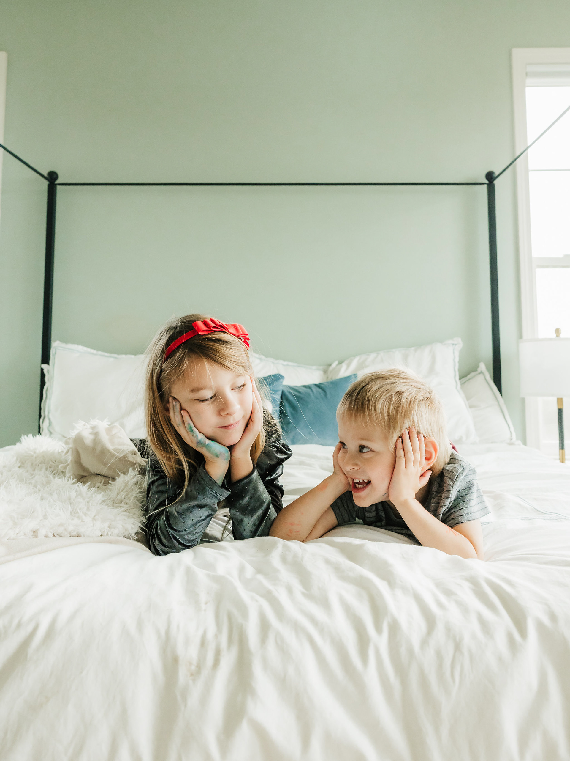 in-home family session