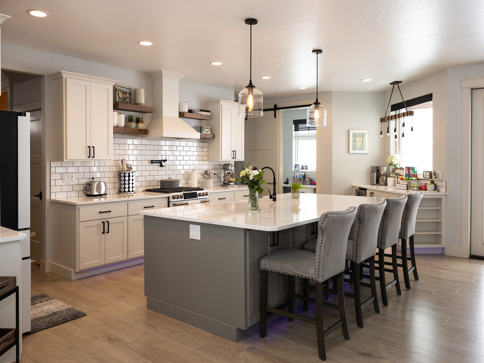 Custom build with work done by Master's Touch Woodworking