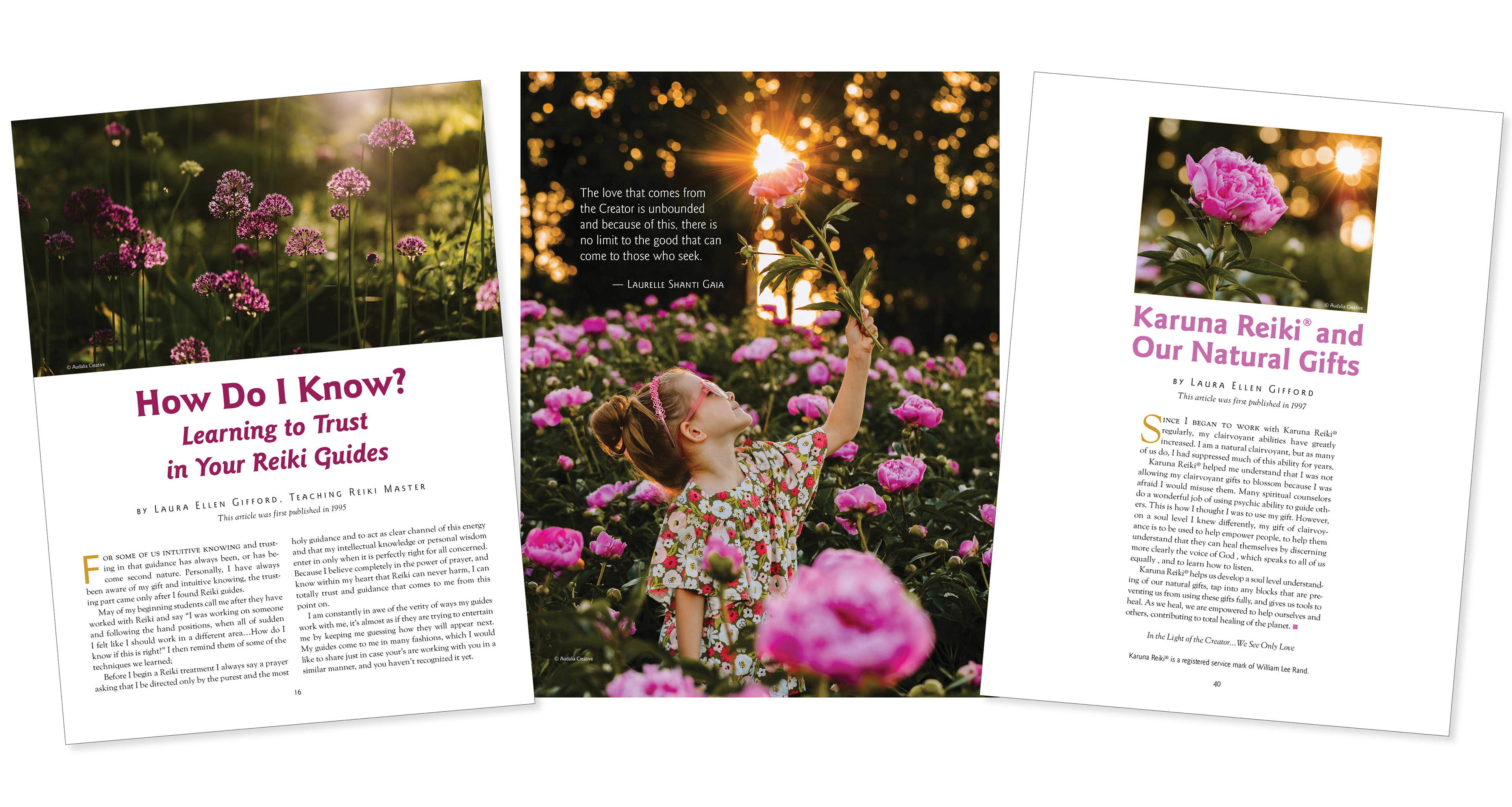 Photography and book page layout