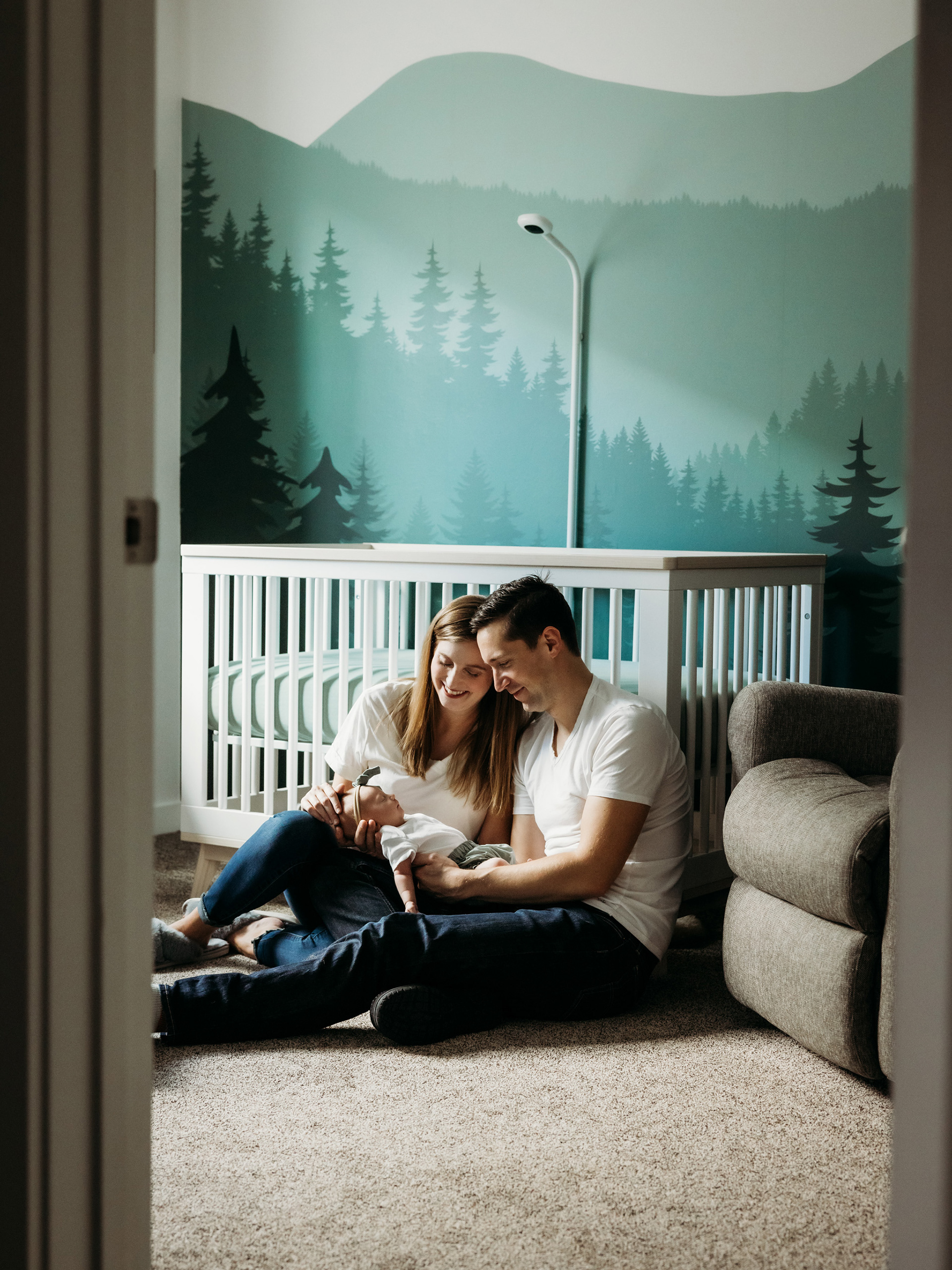 in-home newborn session
