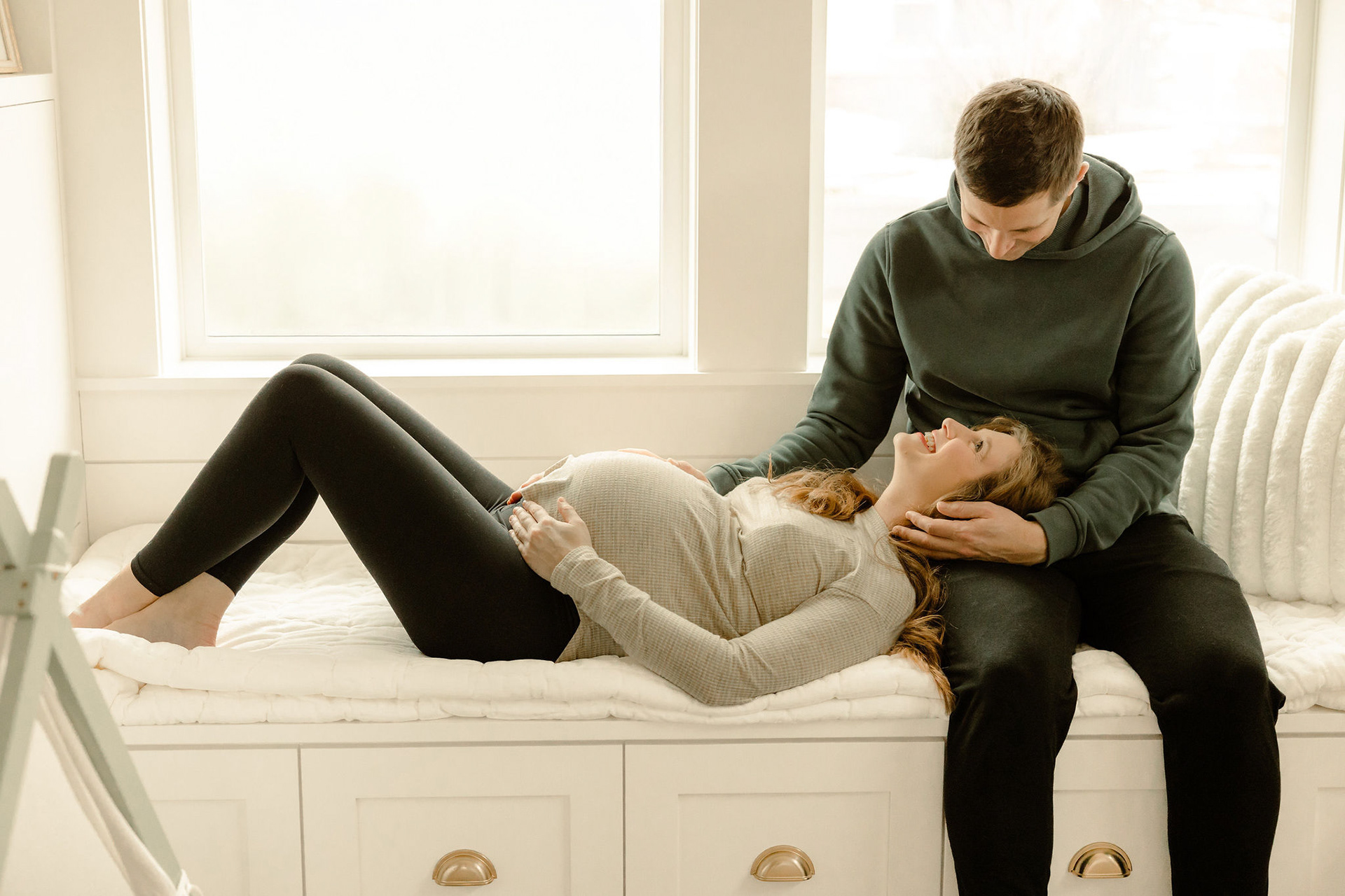 in-home maternity and family session
