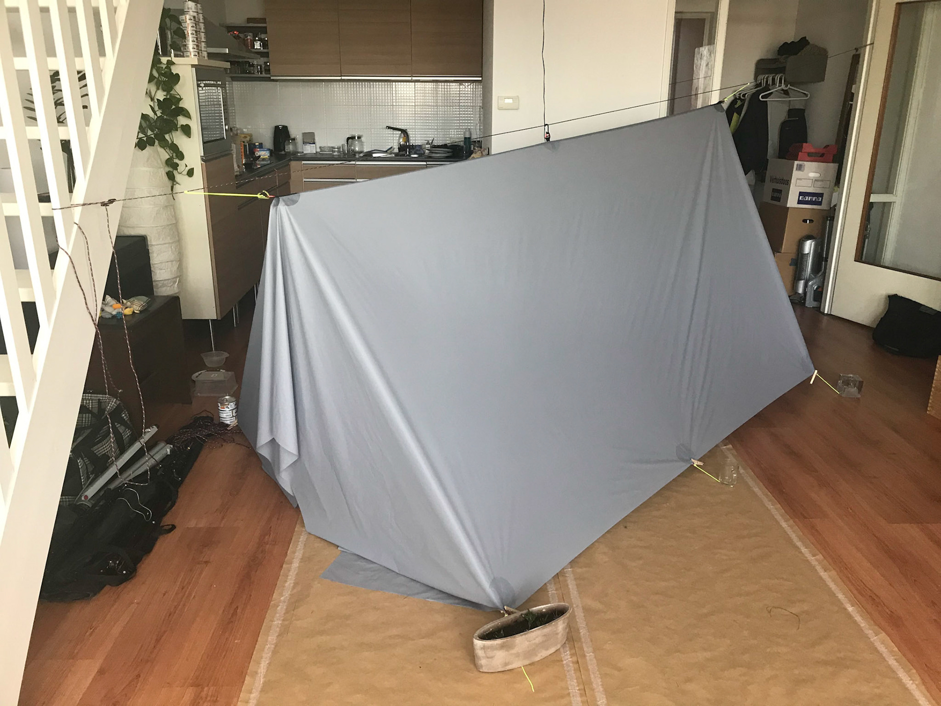 Het begint al ergens op te lijken, alleen nog rondom afzomen