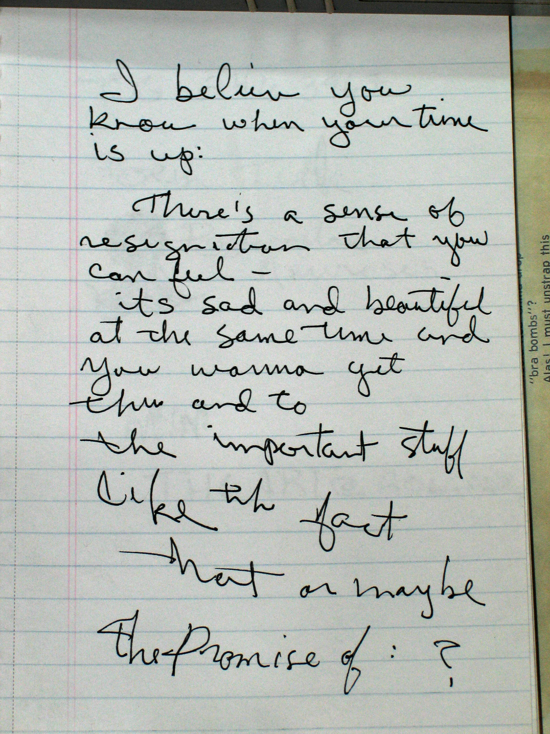 Tuschen´s last poem