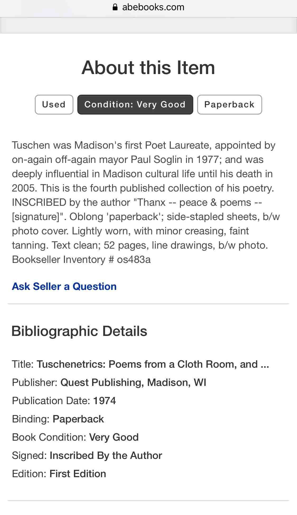 Screen Shot of AbeBooks.com