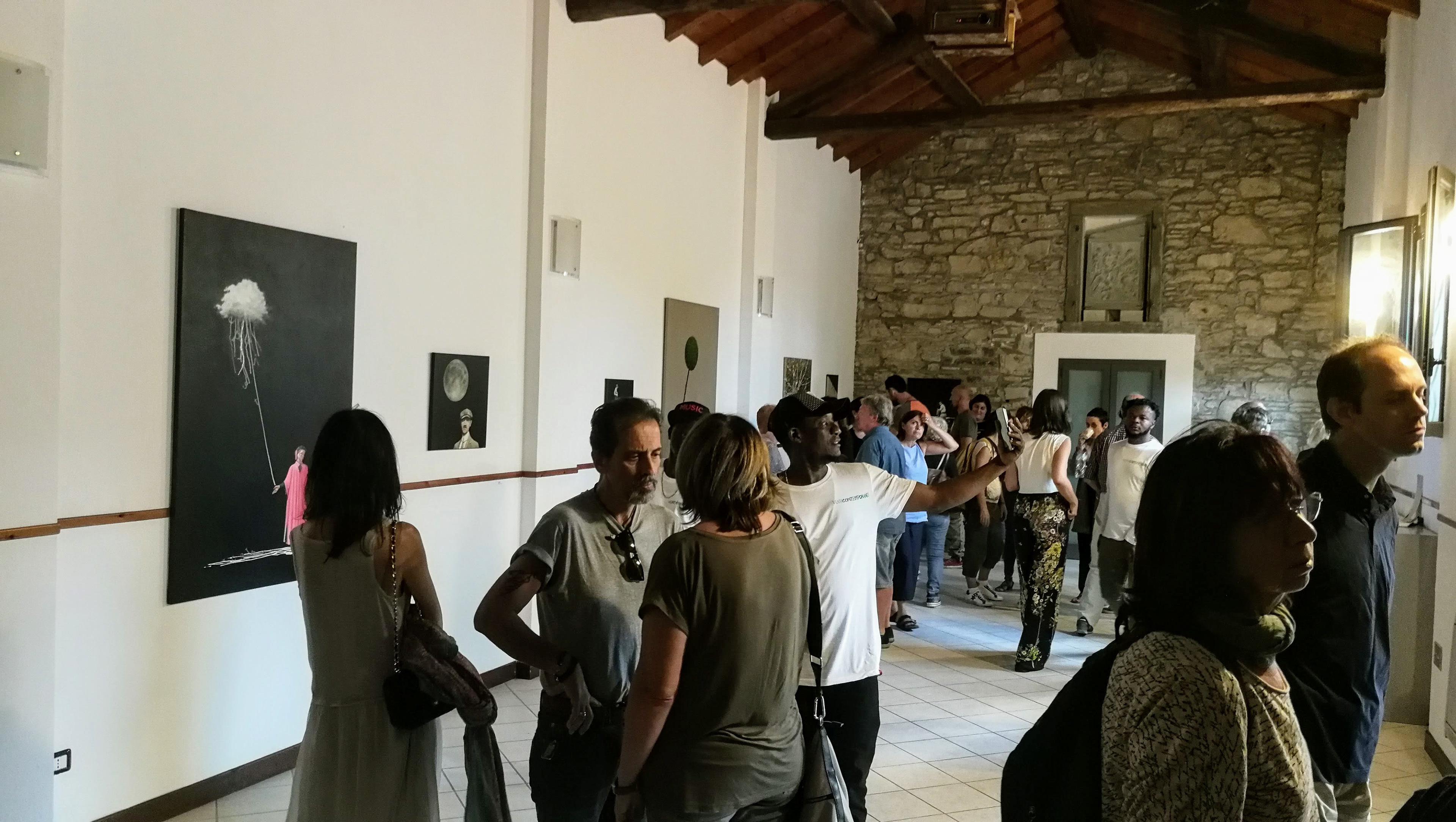 Inaugurazione della mostra di Paolo Di Rosa "Un uomo, un albero", a cura di Giusi Affronti
