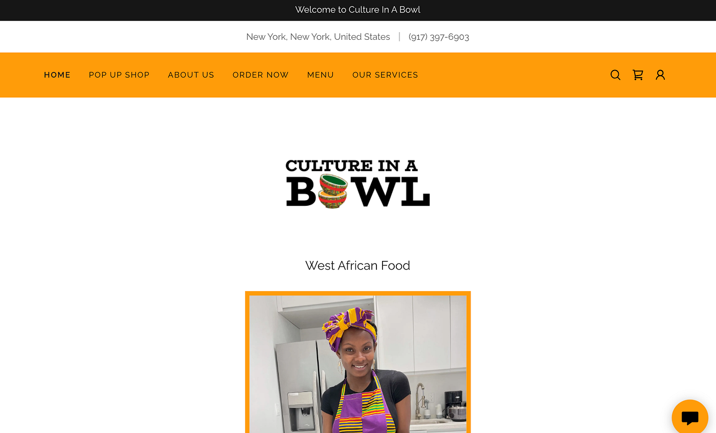 Previous version of website