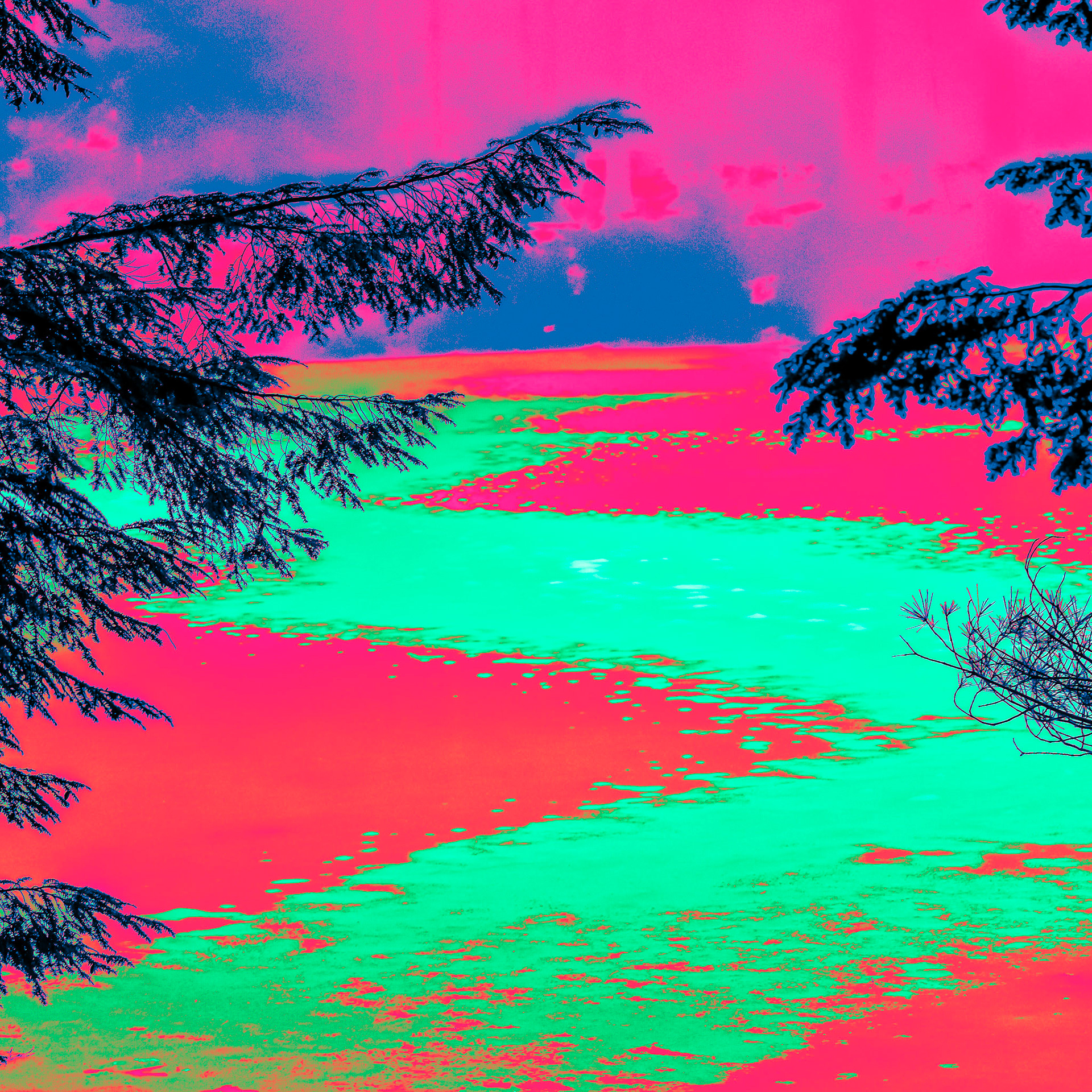 snowy New England landscape