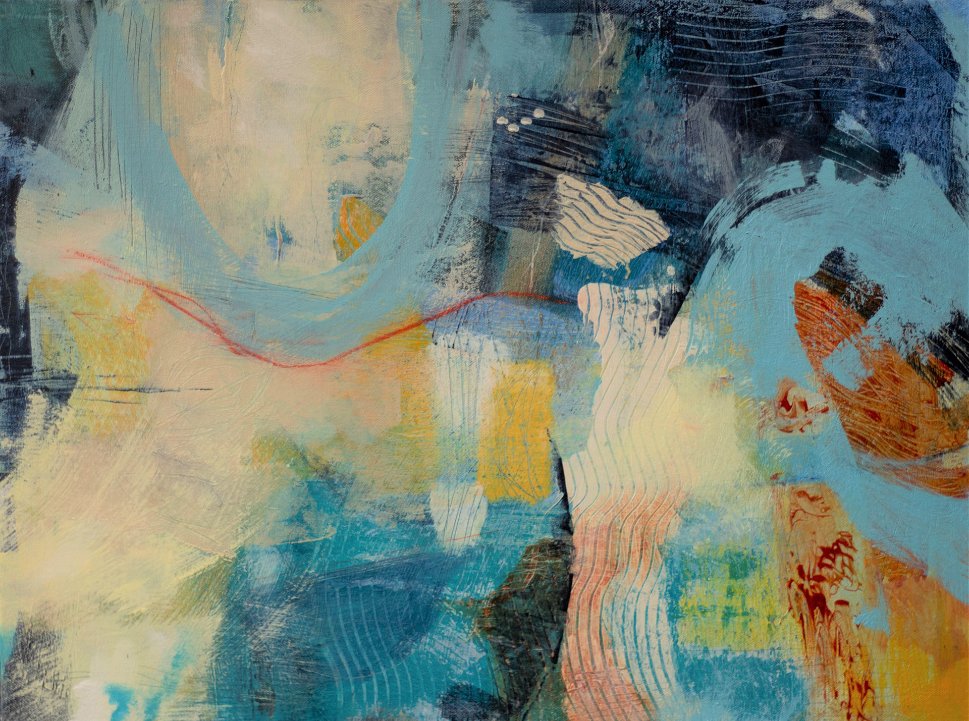 Here and everywhere 40cm x 50cm