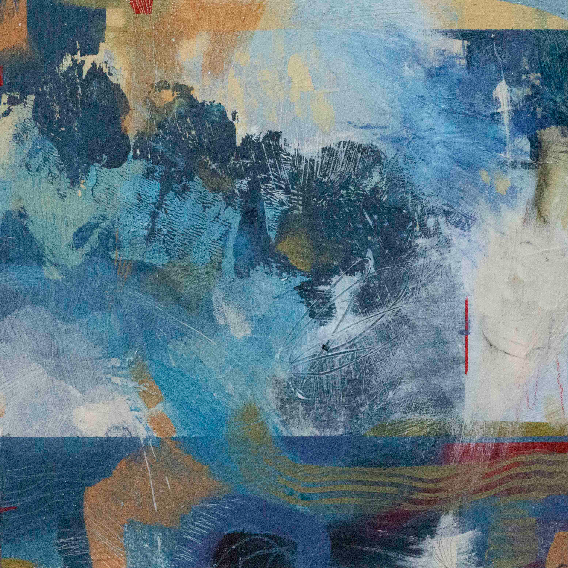 Where sea meets sky 30cm x 30cm