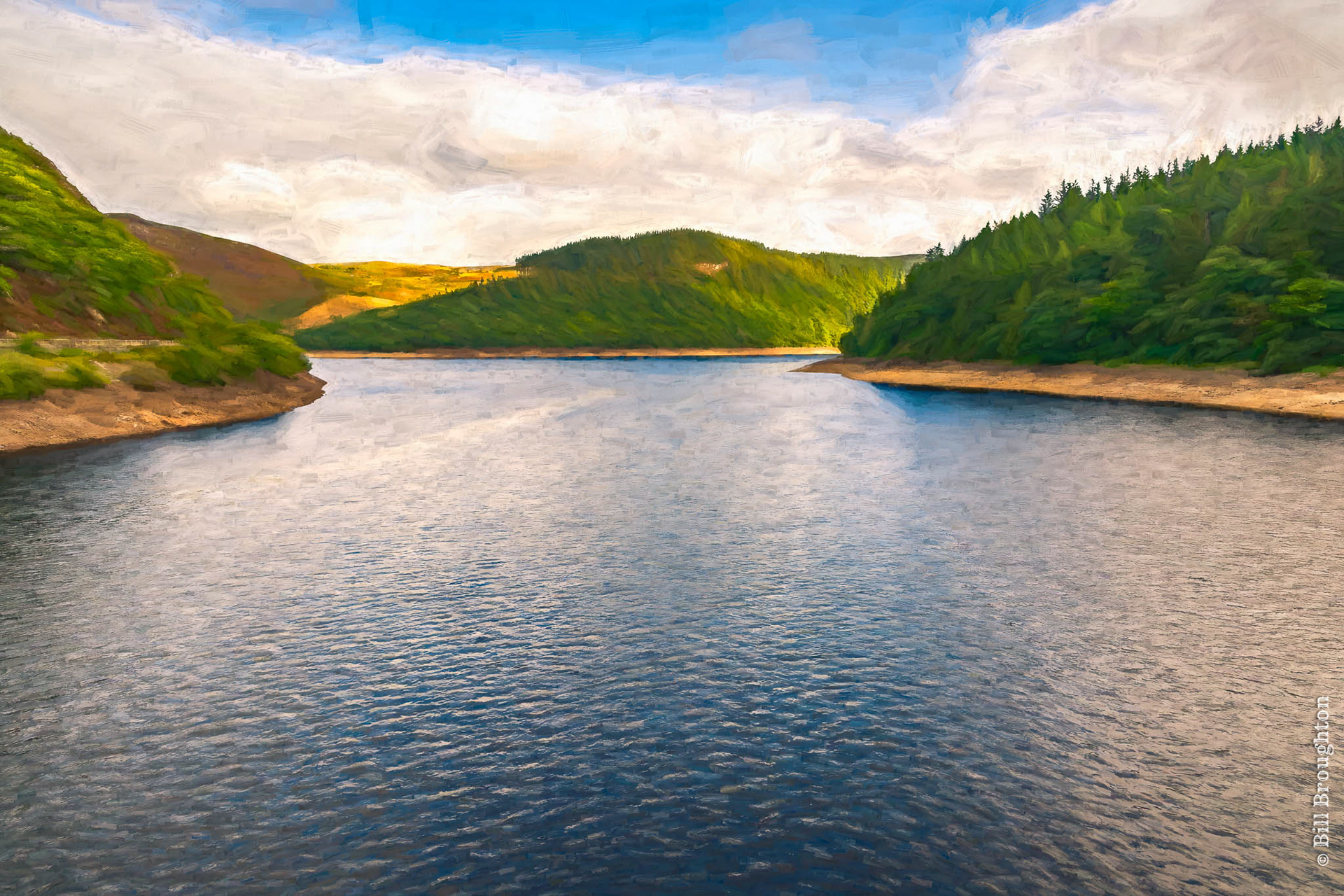 Garreg-Ddu Reservoir, Elan Valley, Rhayader, Wales
