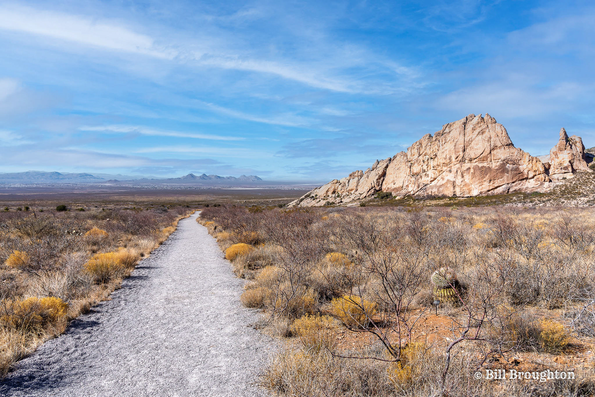 View Toward Las Cruces From Soledad Canyon Trailhead