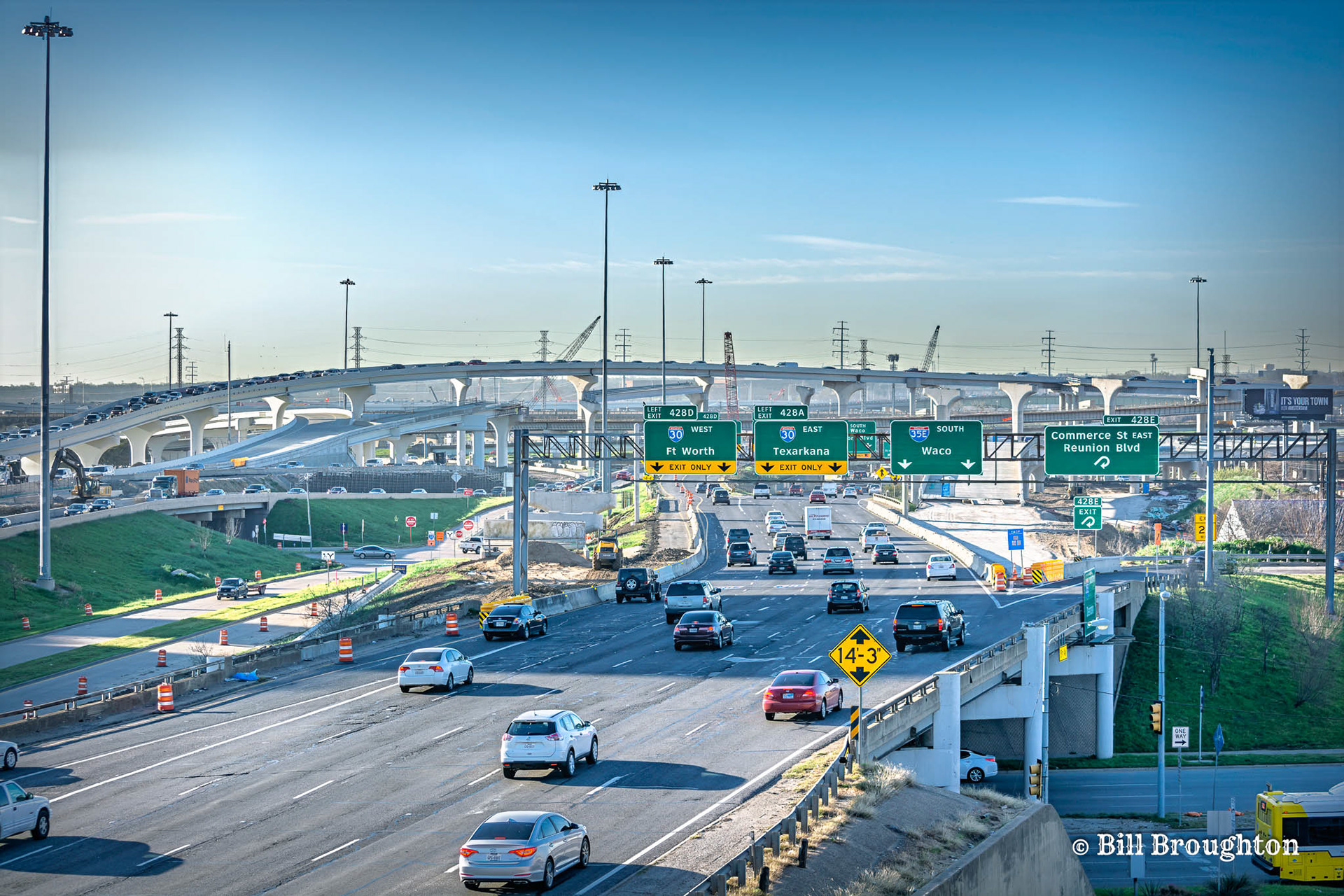 Morning Downtown Commute 