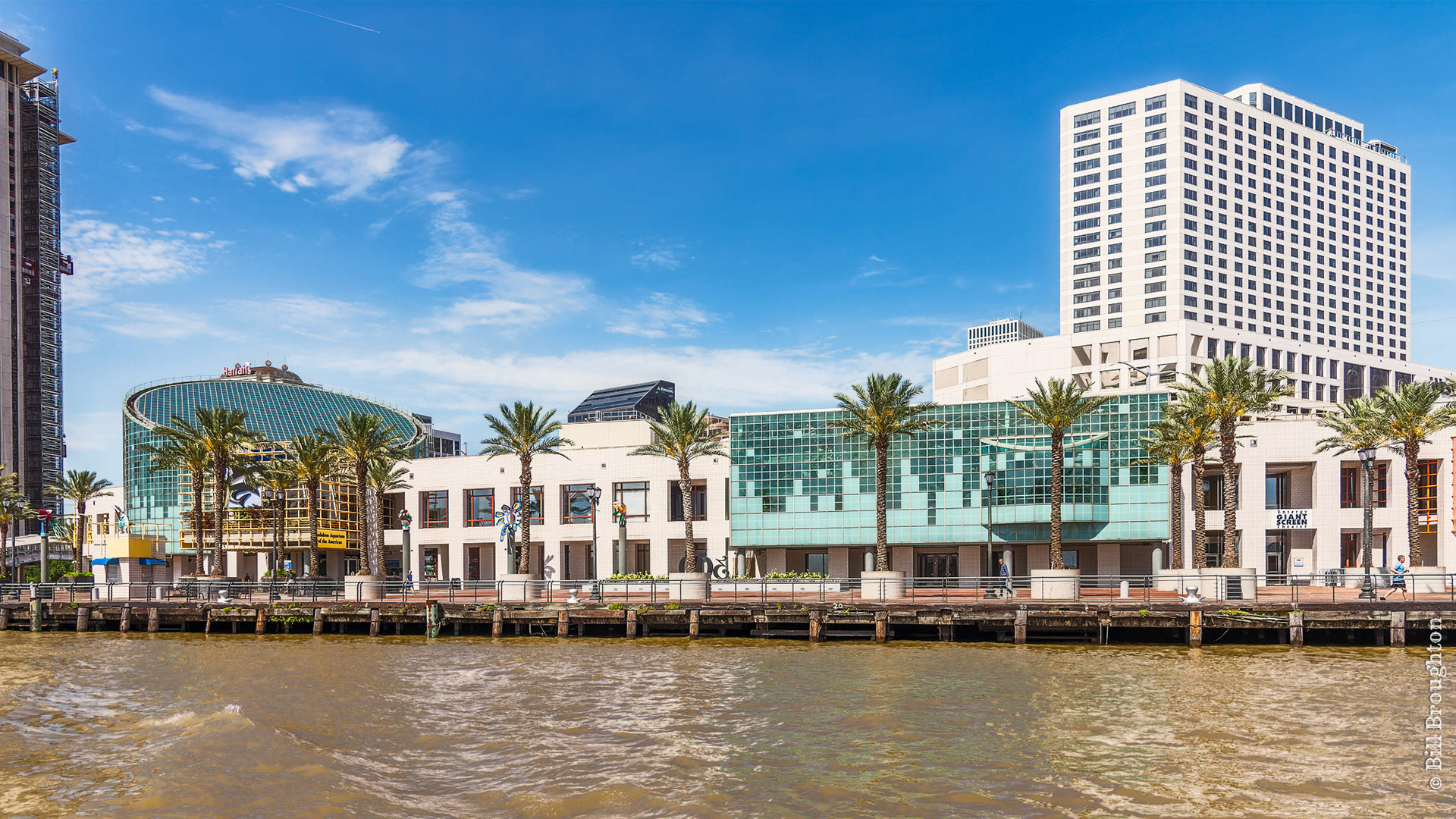 Mississippi River Boardwalk, New Orleans, Louisiana