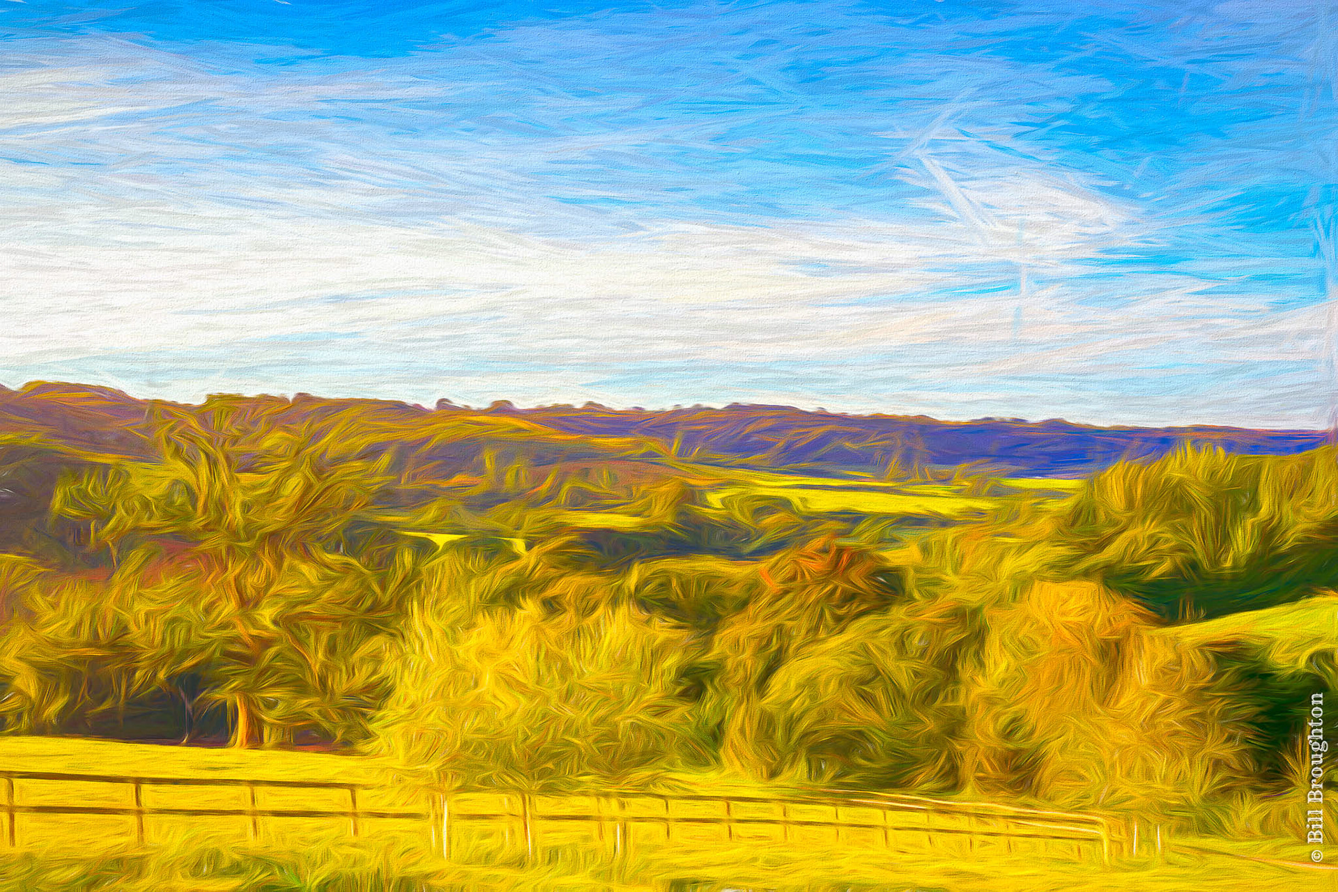 Slad Valley in the Cotswolds, England