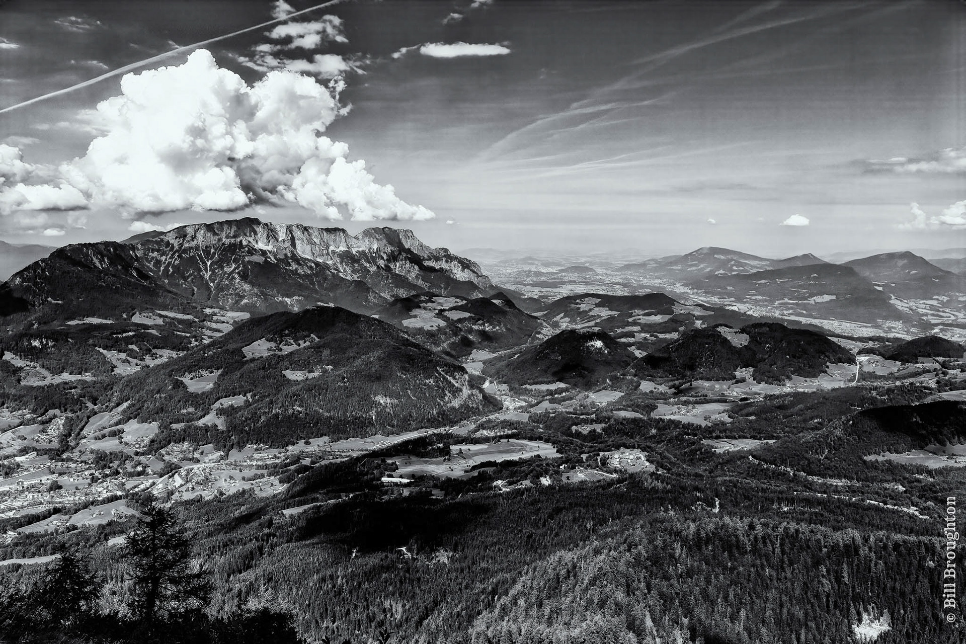 Bavarian Alps Viewed From Eagle's Nest Near Berchtesgaden, Germany