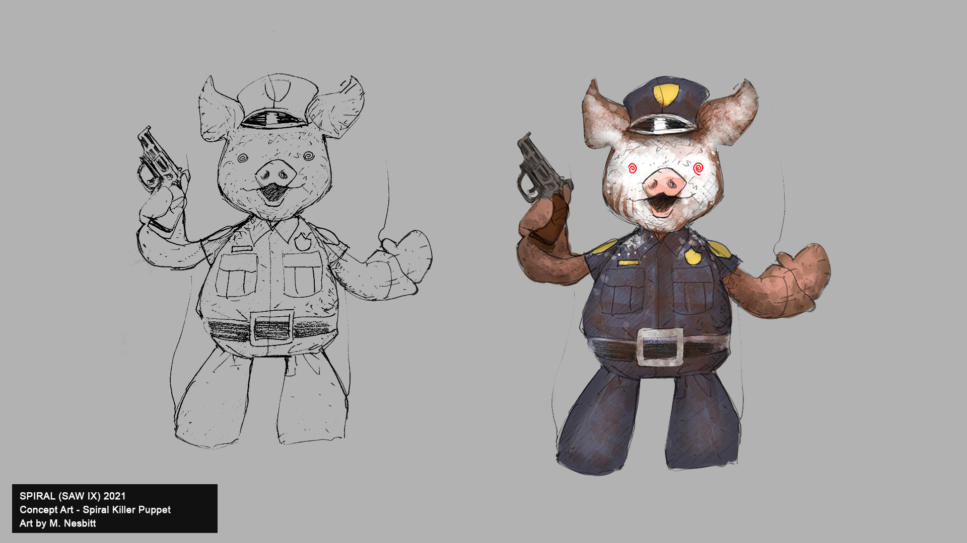 Spiral (Saw IX) - Spiral Puppet Concept Art