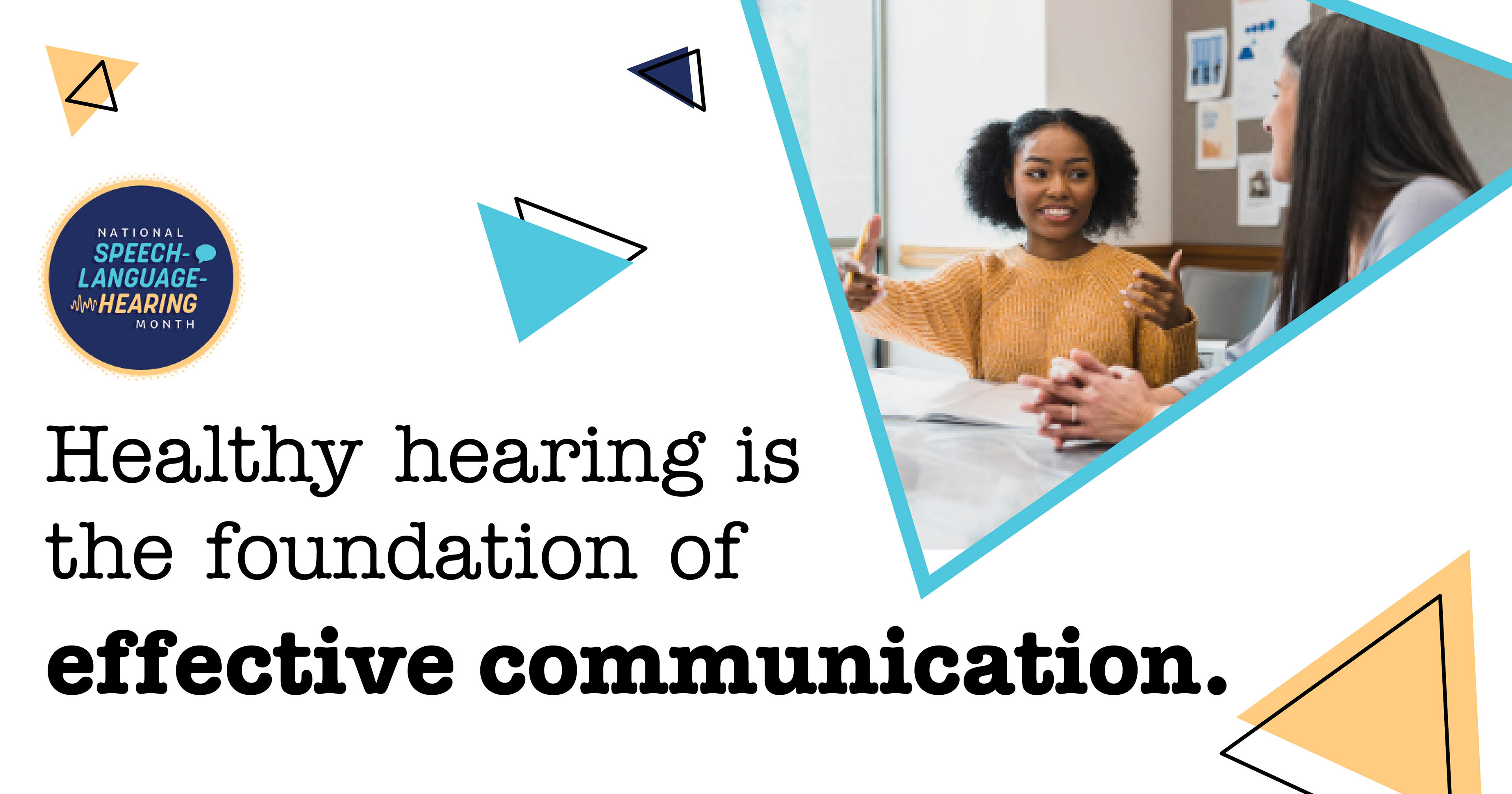 Speech Language Hearing Month - Social Graphic 1