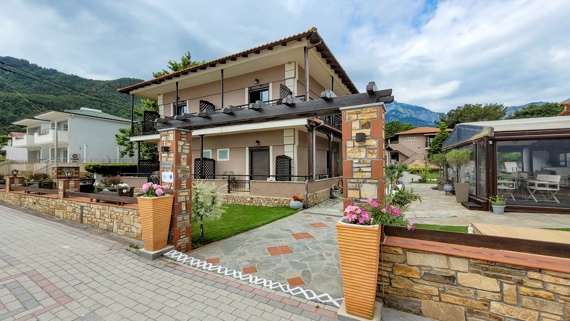 Portul. Skala Potamia. Thasos