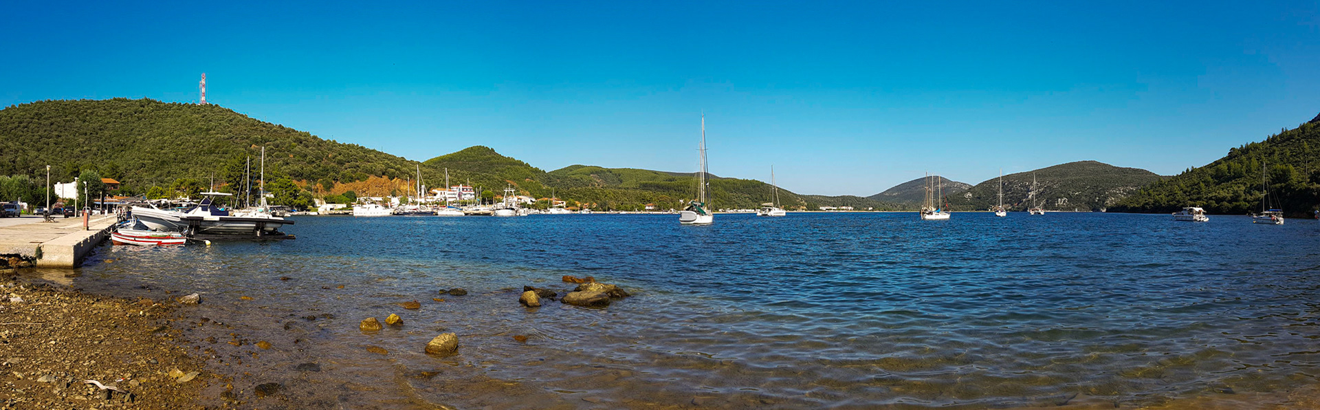 Portul Porto Koufo. Halkidiki