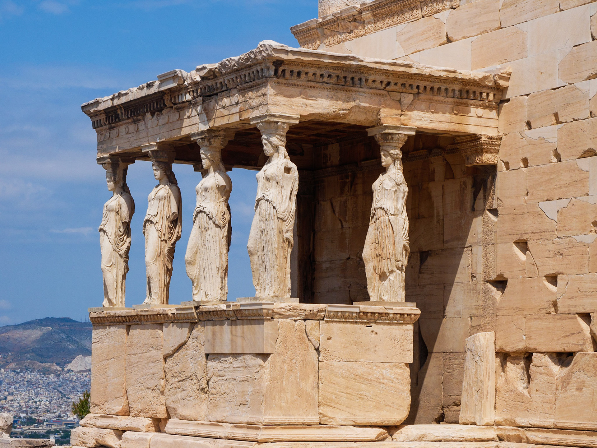Erechtheionul. Atena