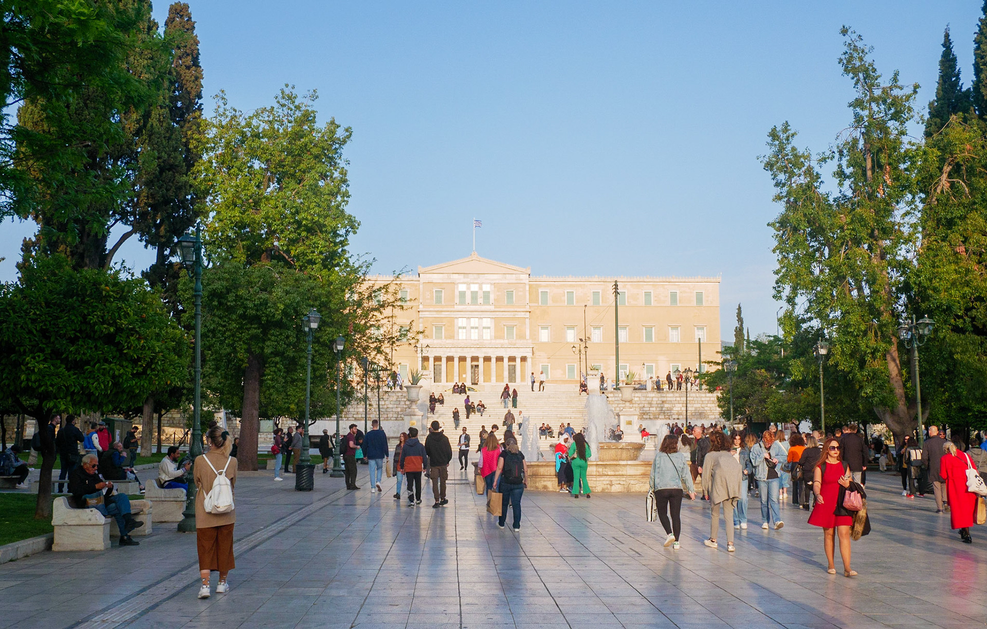 Piata Syntagma. Atena