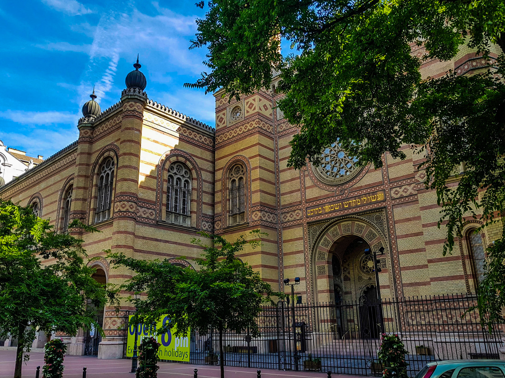 Budapesta. Pesta. Sinagoga de pe strada Dohany