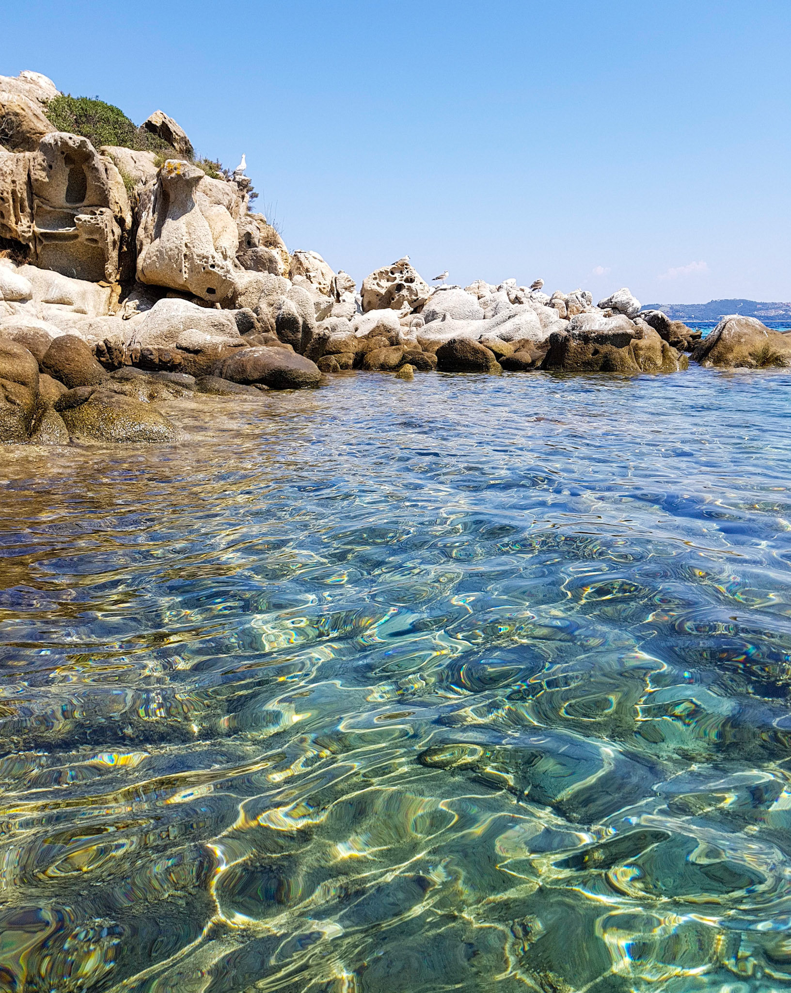 Plaja Agios Giorgios. Insula Ammouliani