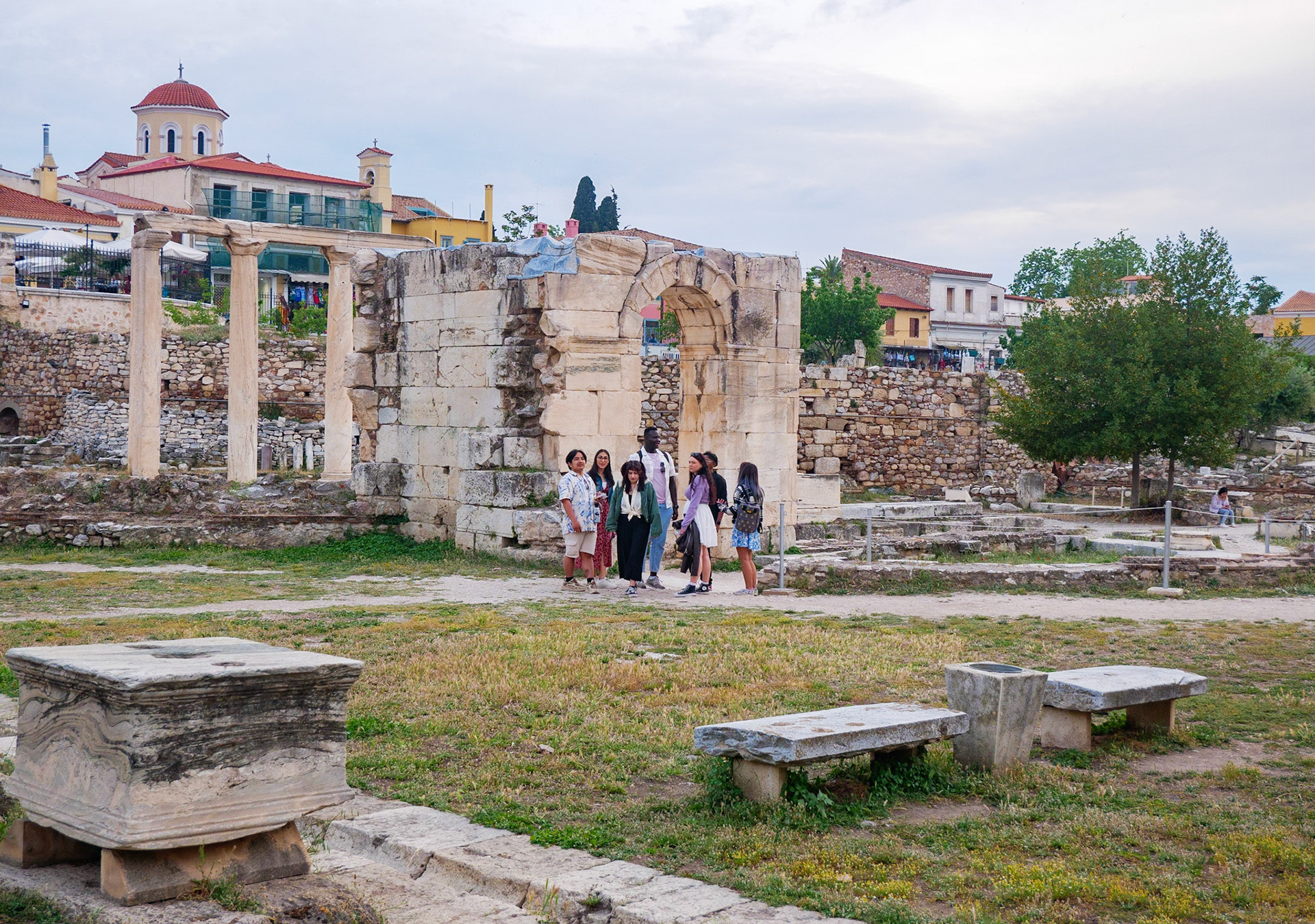 Biblioteca lui Hadrian. Atena